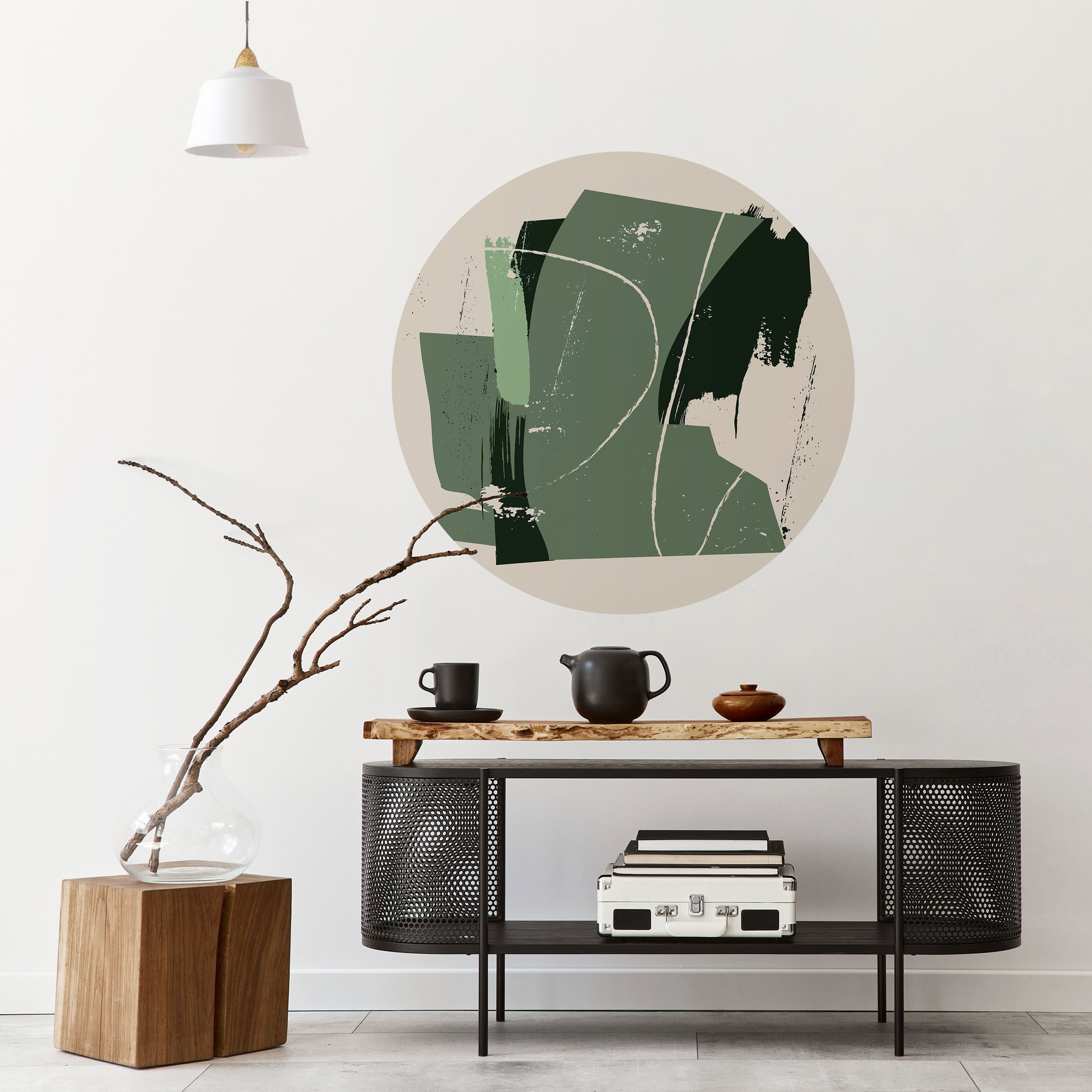 EVERGREEN ESCAPE Naklejka okrągła