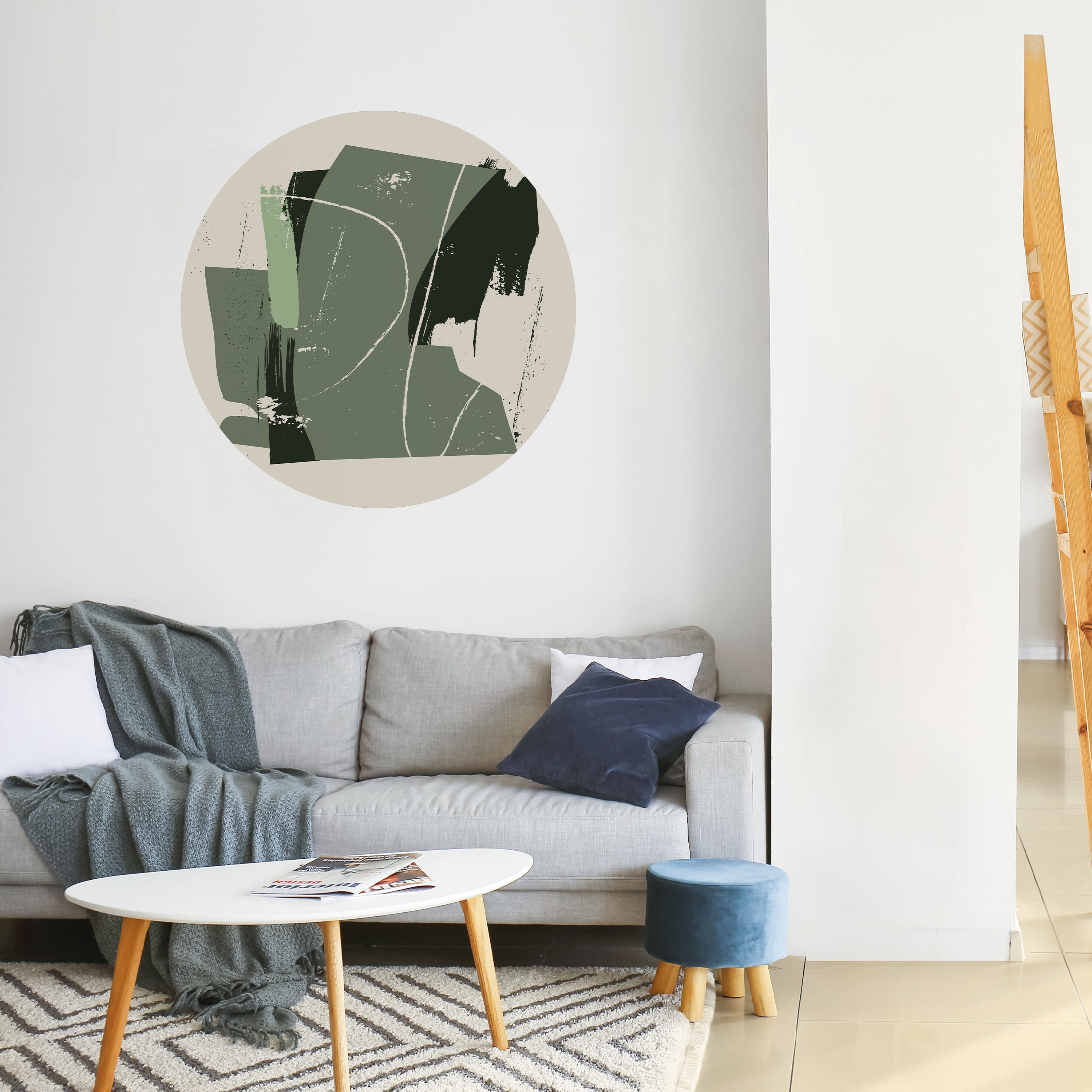 EVERGREEN ESCAPE Naklejka okrągła