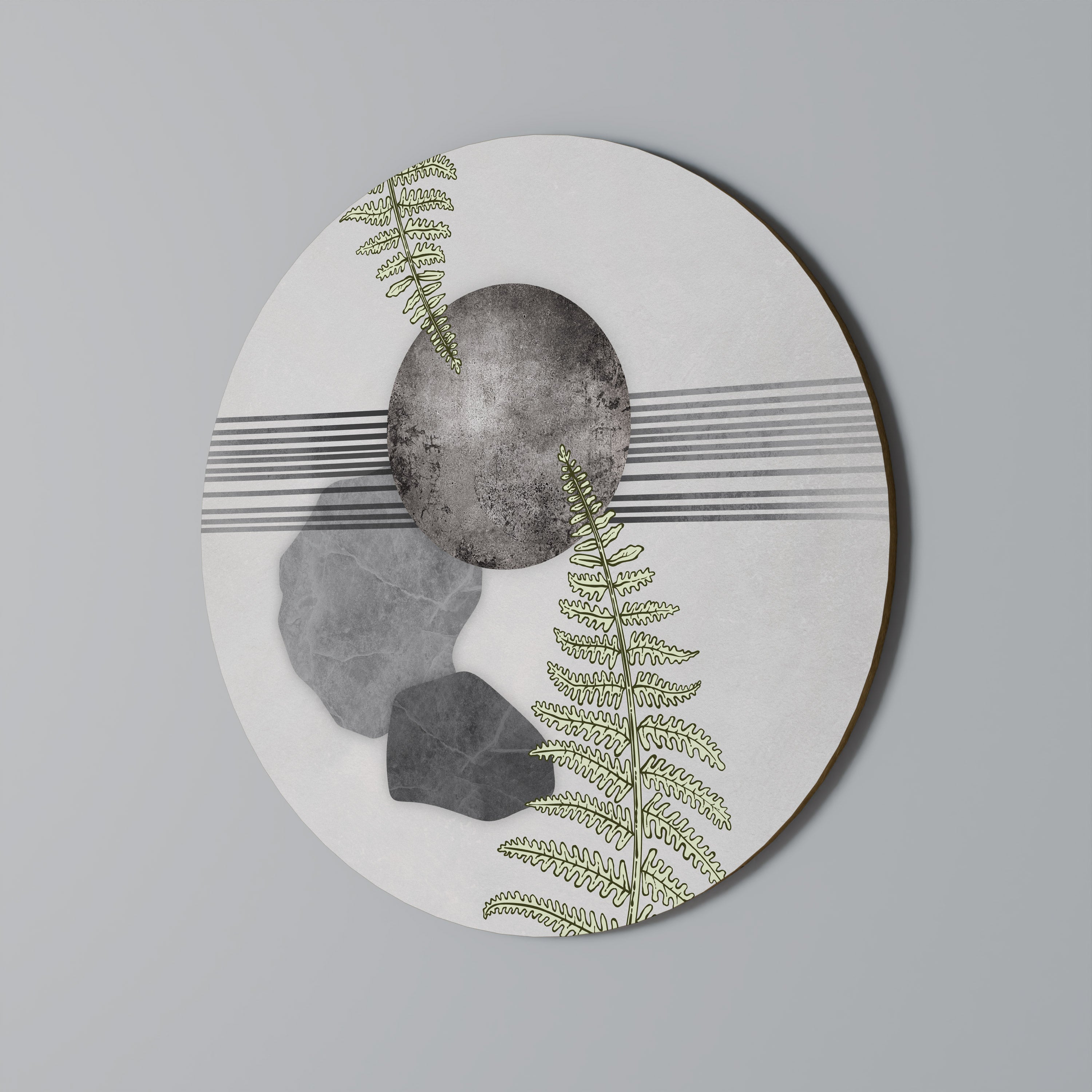 FERN MELANCHOLY Obraz okrągły