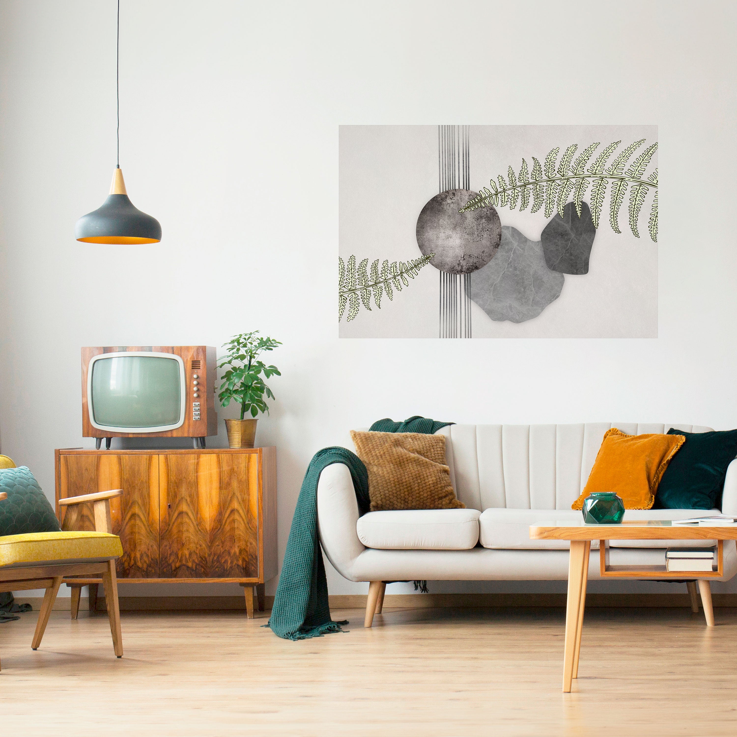 FERN MELANCHOLY Naklejka/Plakat poziomy