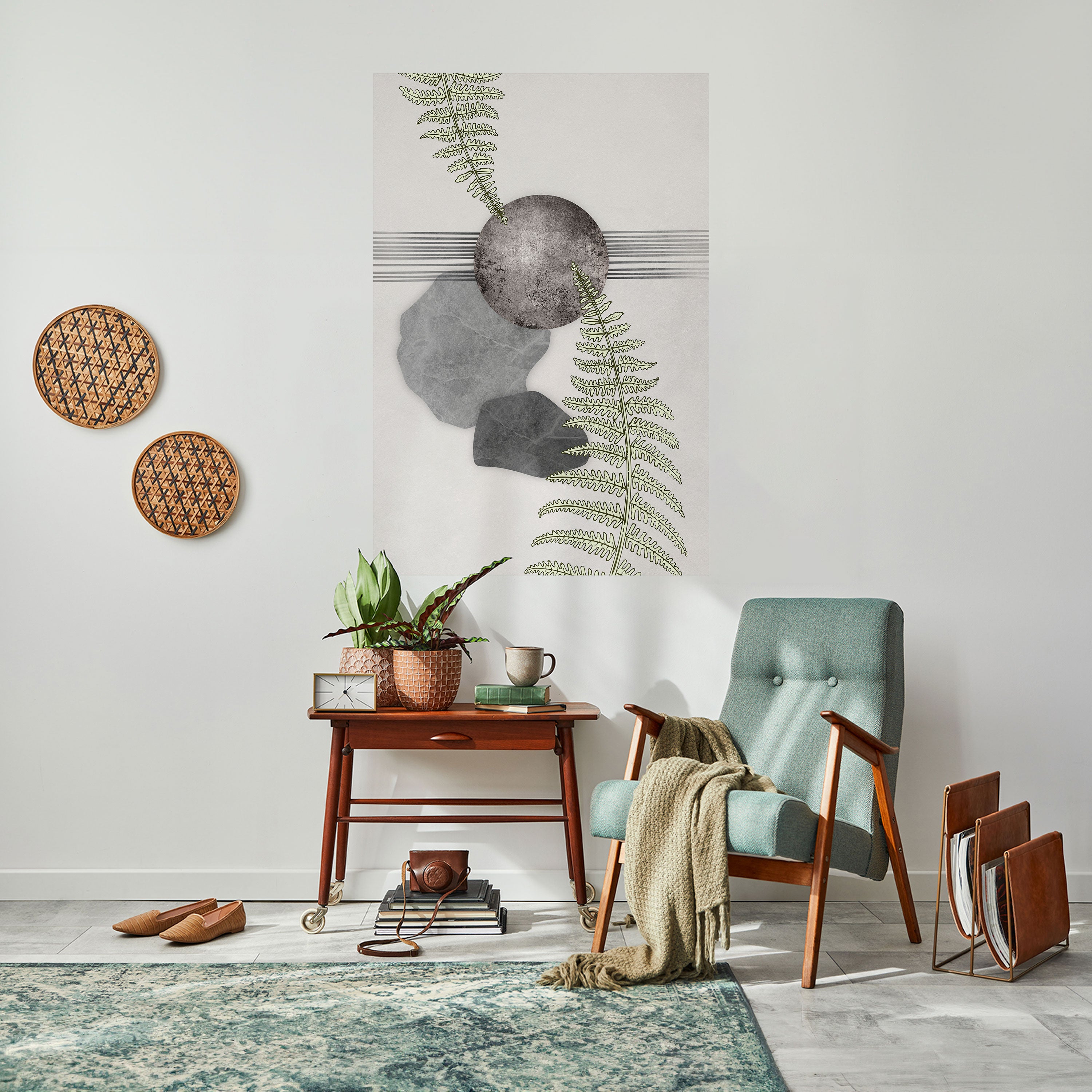 FERN MELANCHOLY Naklejka/Plakat pionowy