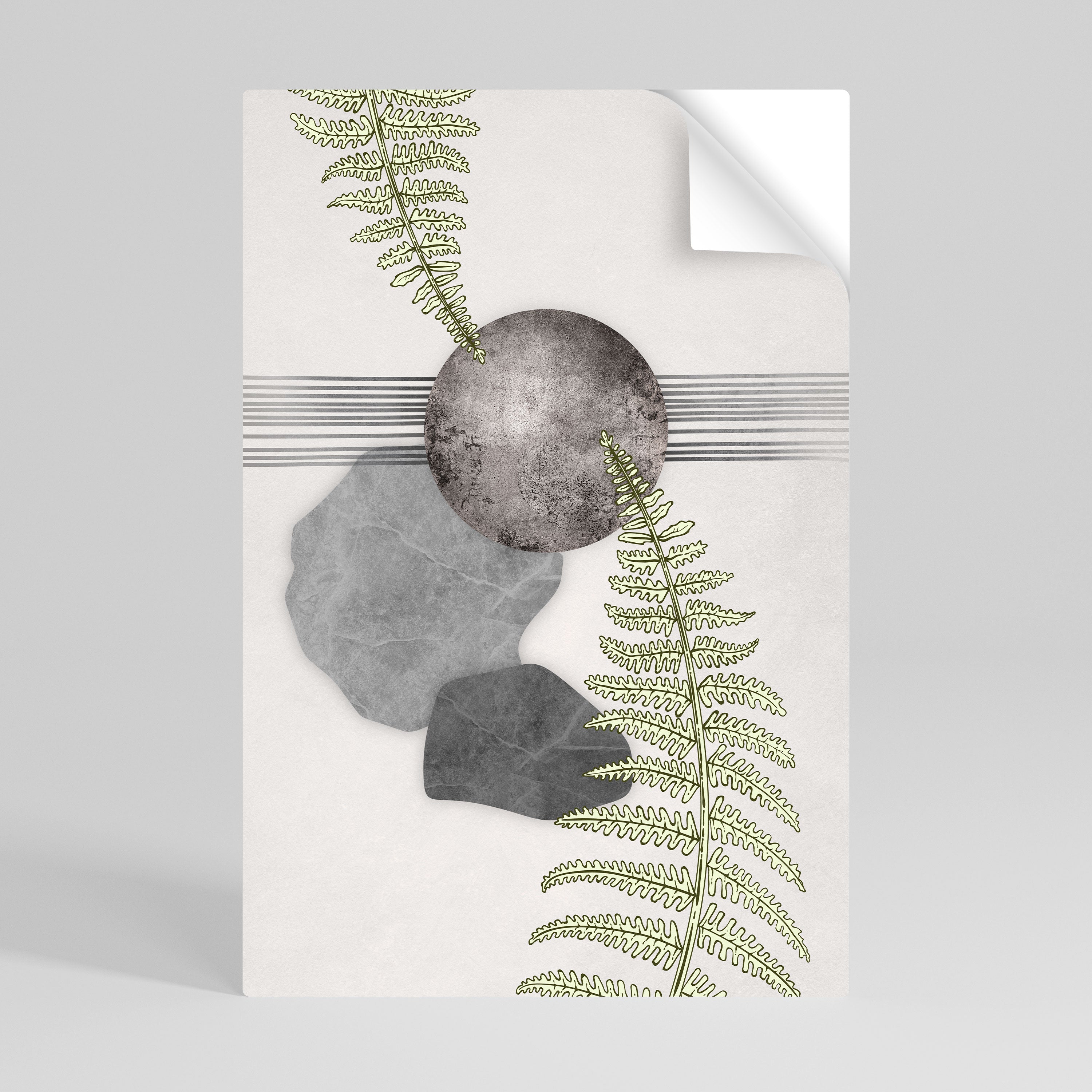 FERN MELANCHOLY Naklejka/Plakat pionowy