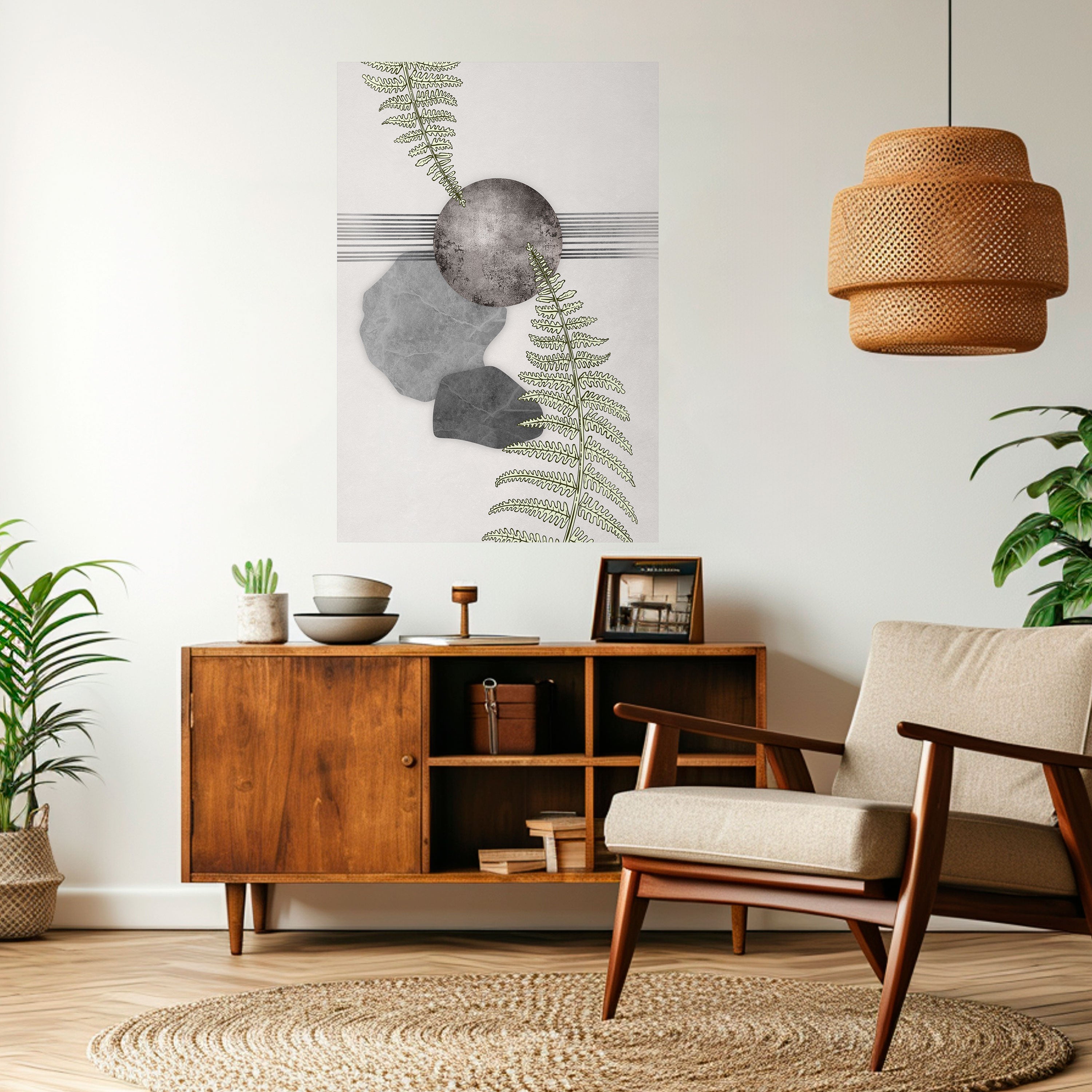 FERN MELANCHOLY Naklejka/Plakat pionowy