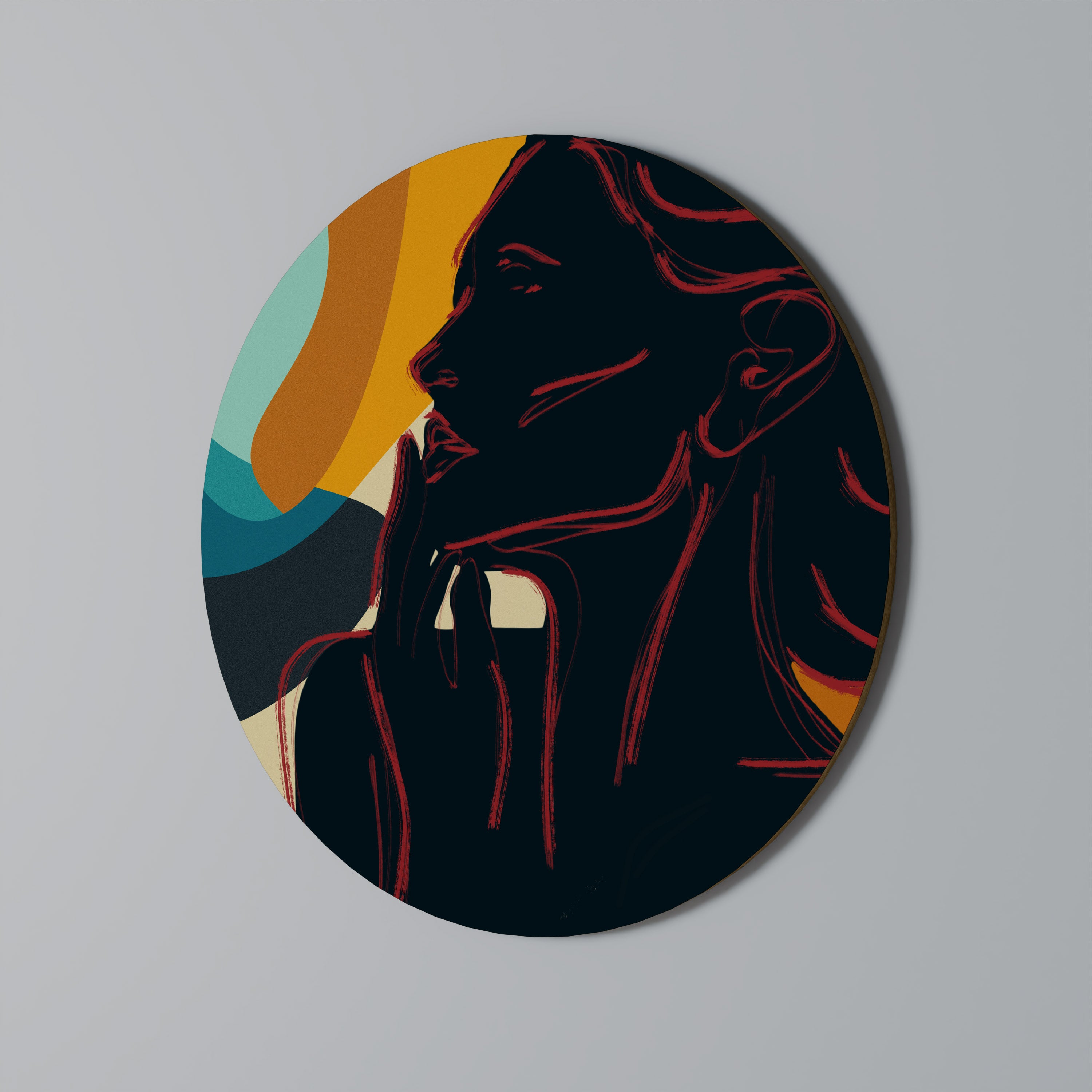 SILHOUETTE SONATA Obraz okrągły