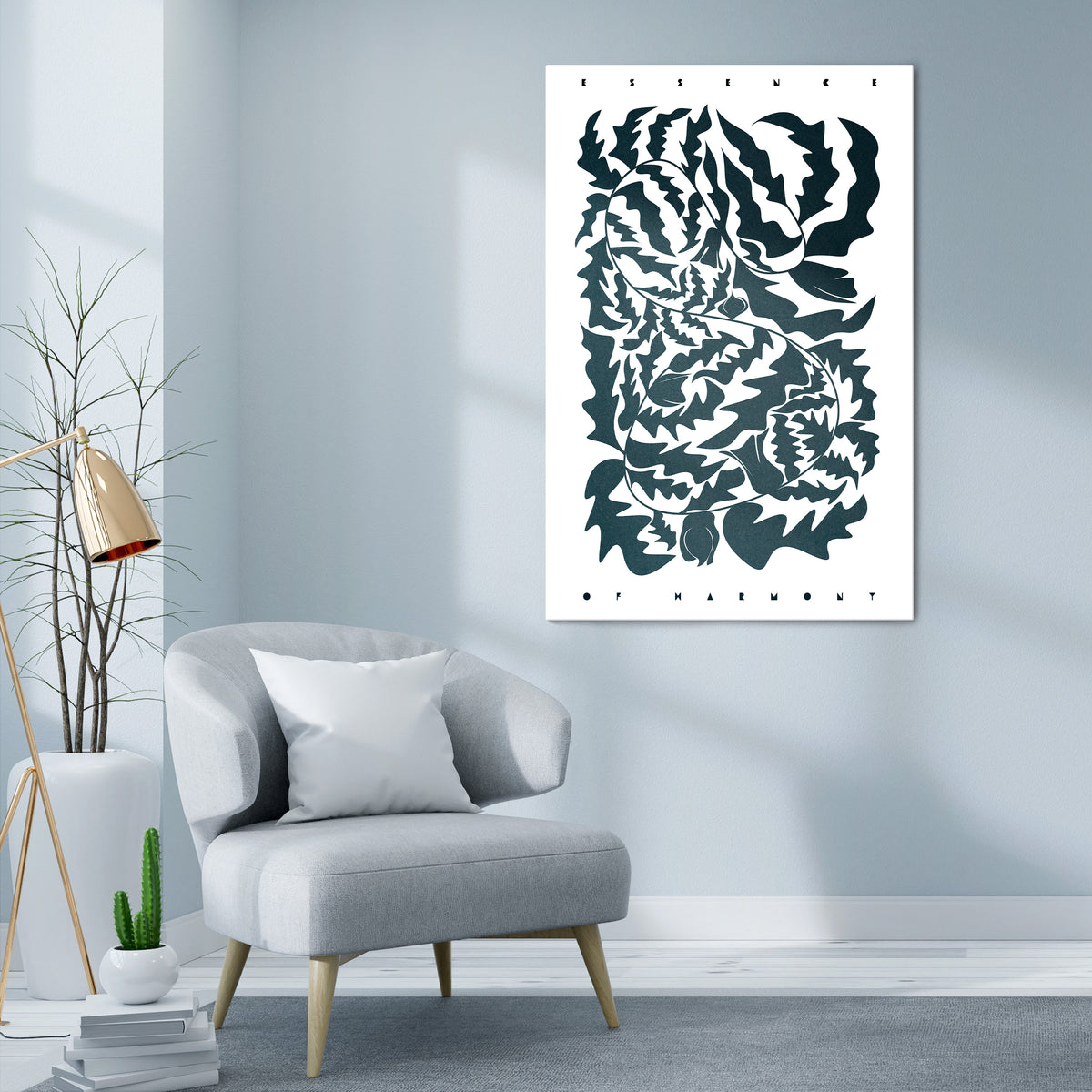 ETHEREAL ORNAMENT Pionowy obraz na płótnie