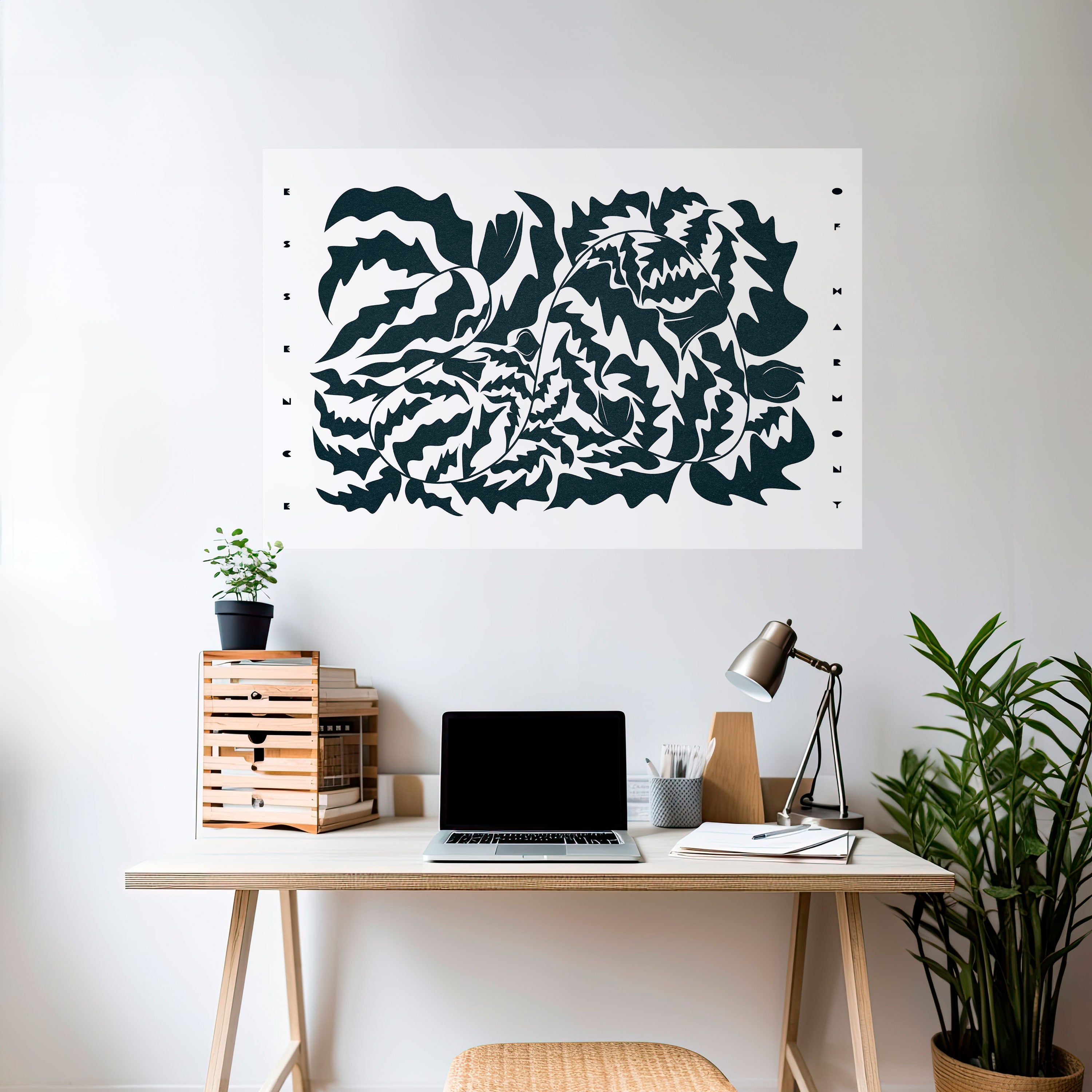 ETHEREAL ORNAMENT Naklejka/Plakat poziomy