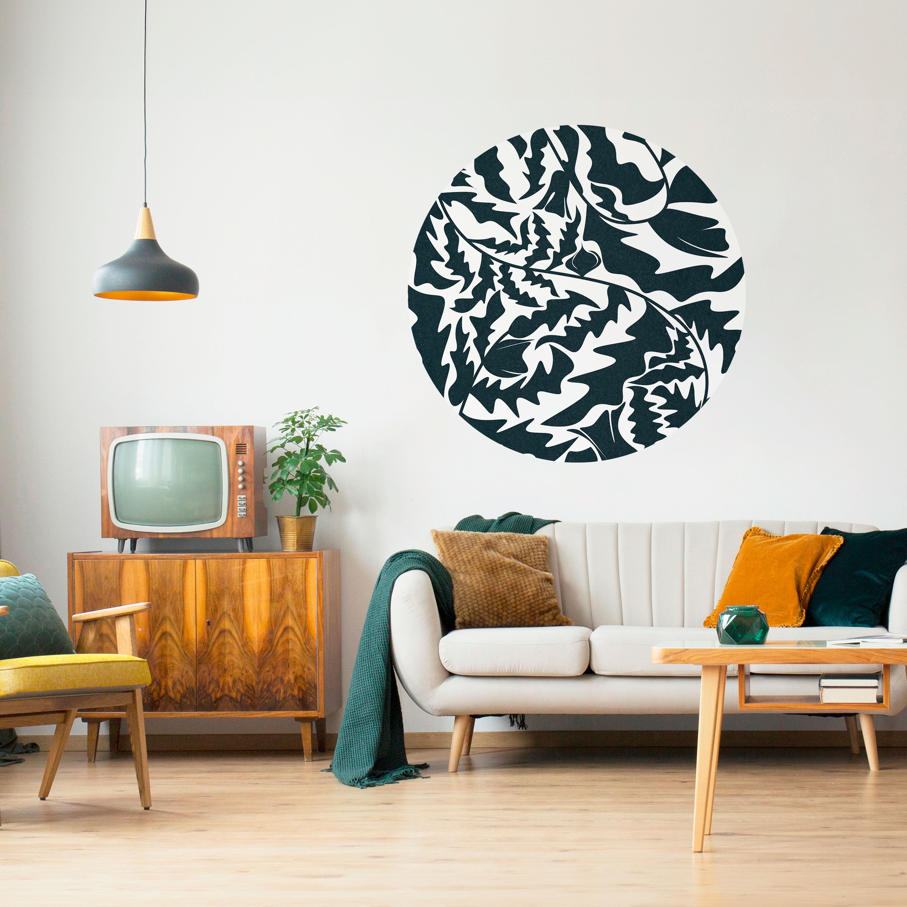 ETHEREAL ORNAMENT Naklejka okrągła