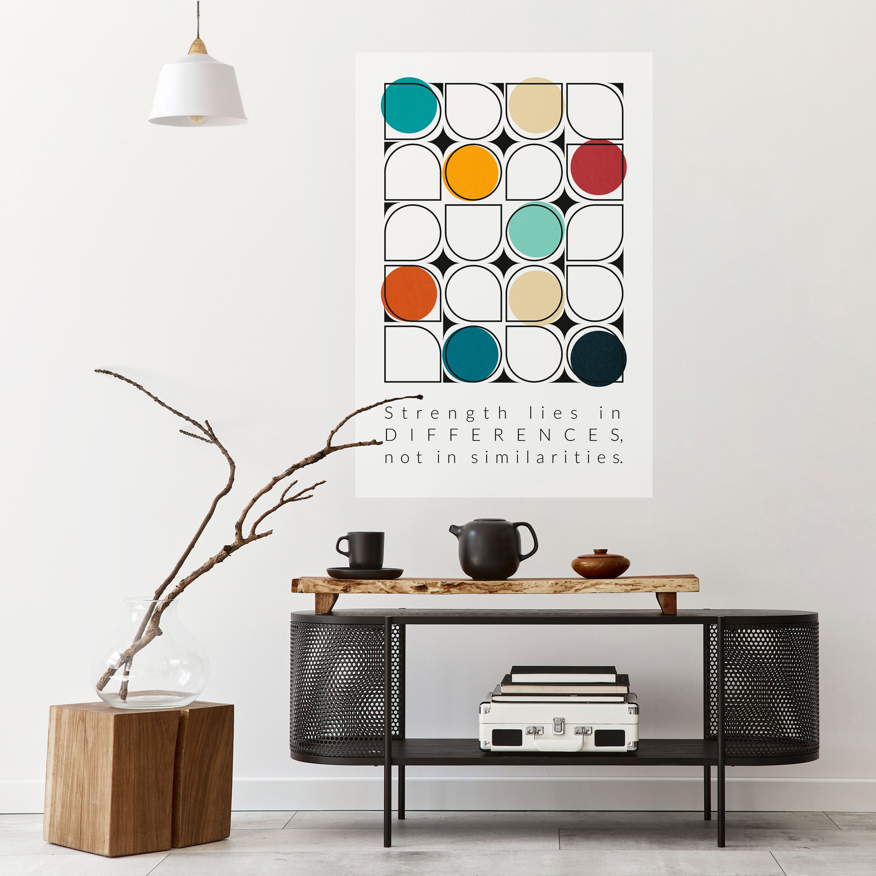 HUE HARMONY Naklejka/Plakat pionowy