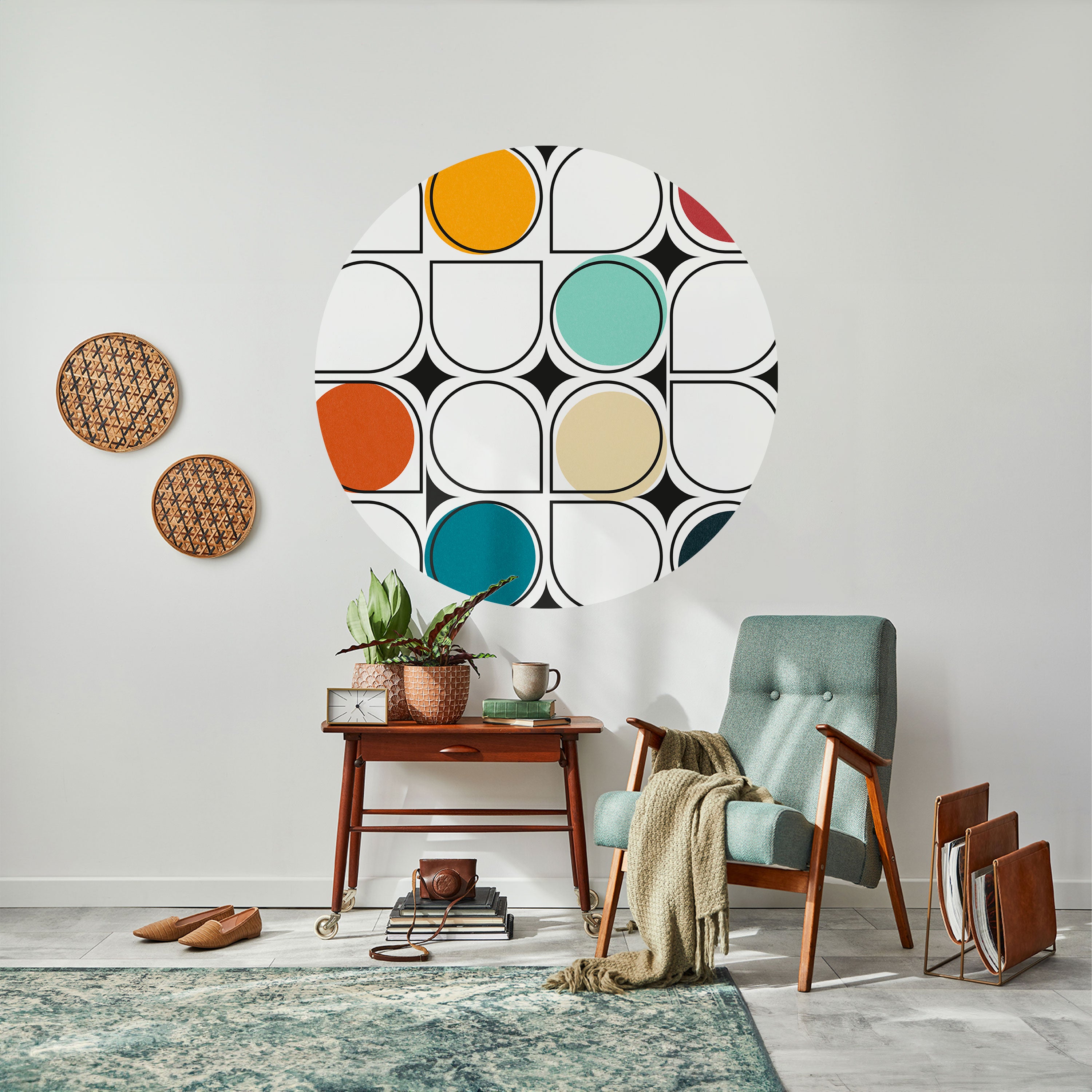 HUE HARMONY Naklejka okrągła