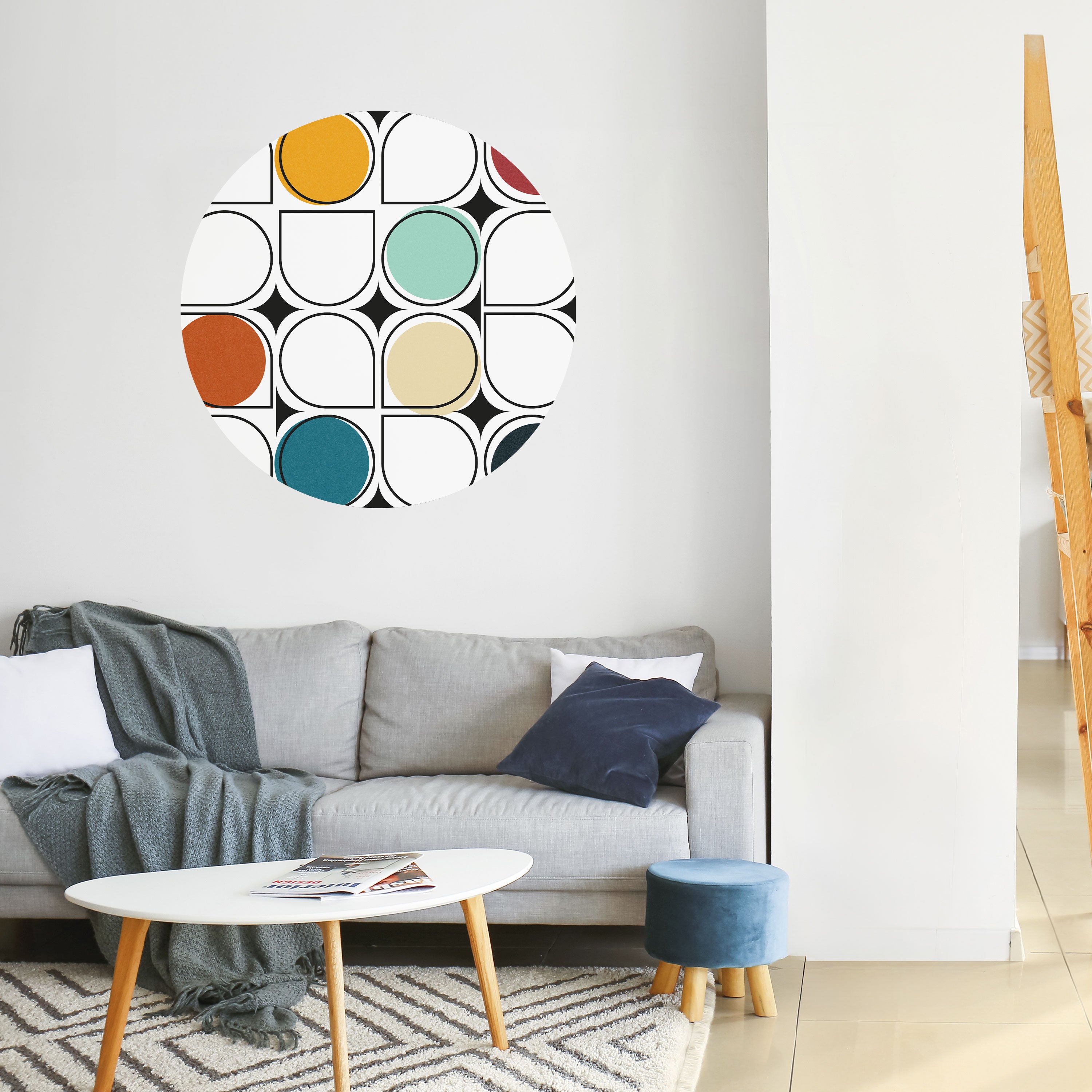 HUE HARMONY Naklejka okrągła