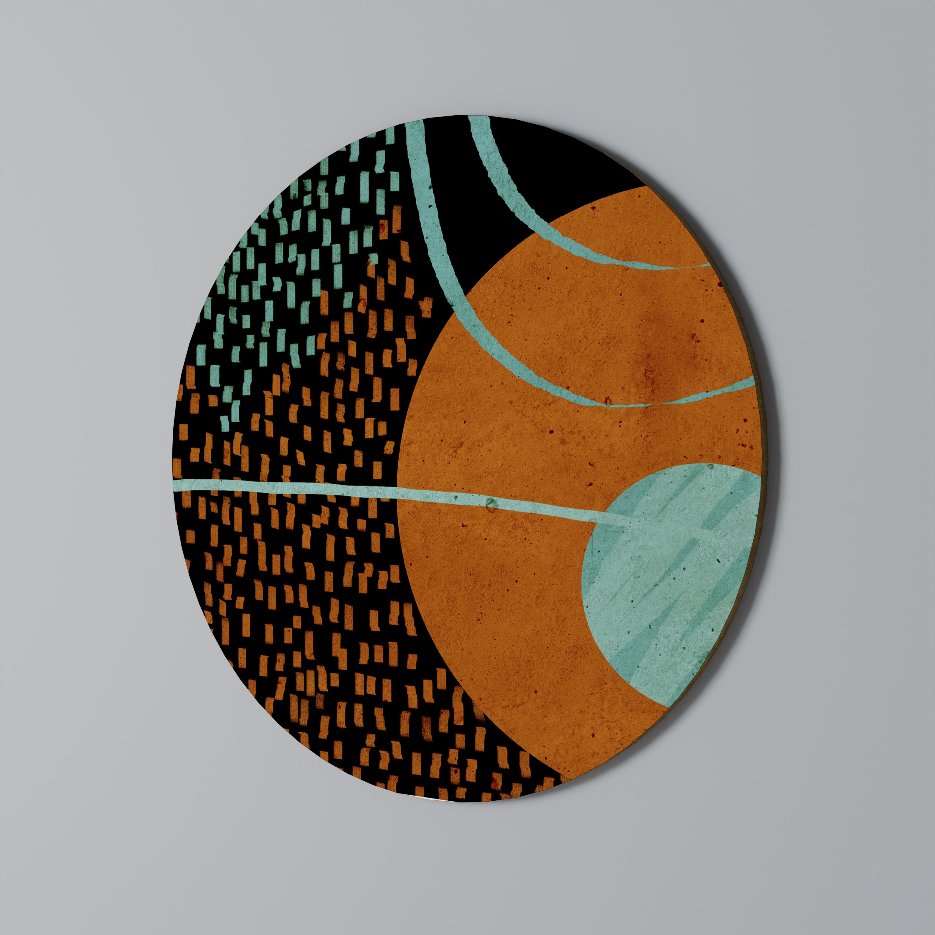 GEODE GLIMMER Obraz okrągły