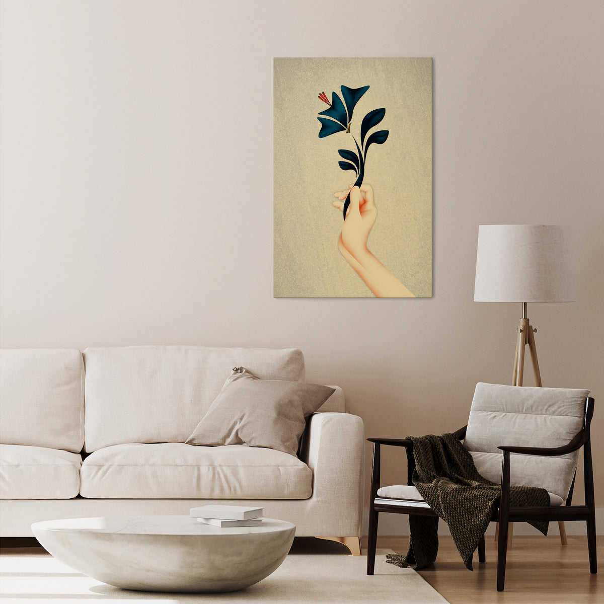 TAKE IT OR LEAF IT Pionowy obraz na płótnie
