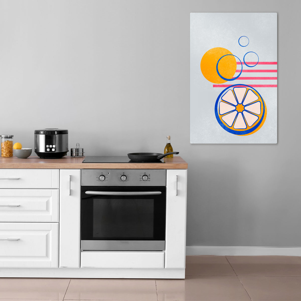 CITRUS SPARK Pionowy obraz na płótnie