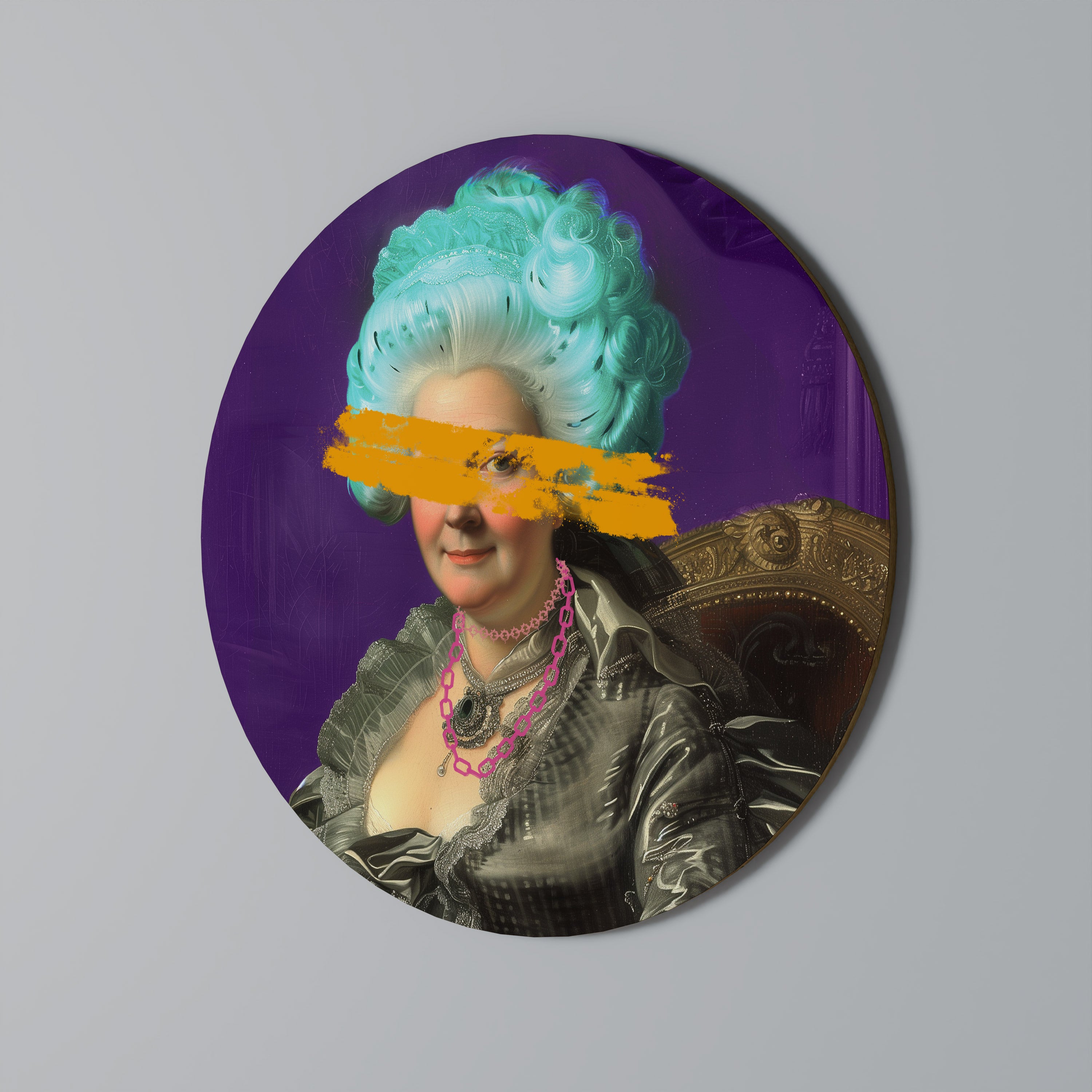 BAROQUE CHIC Obraz okrągły