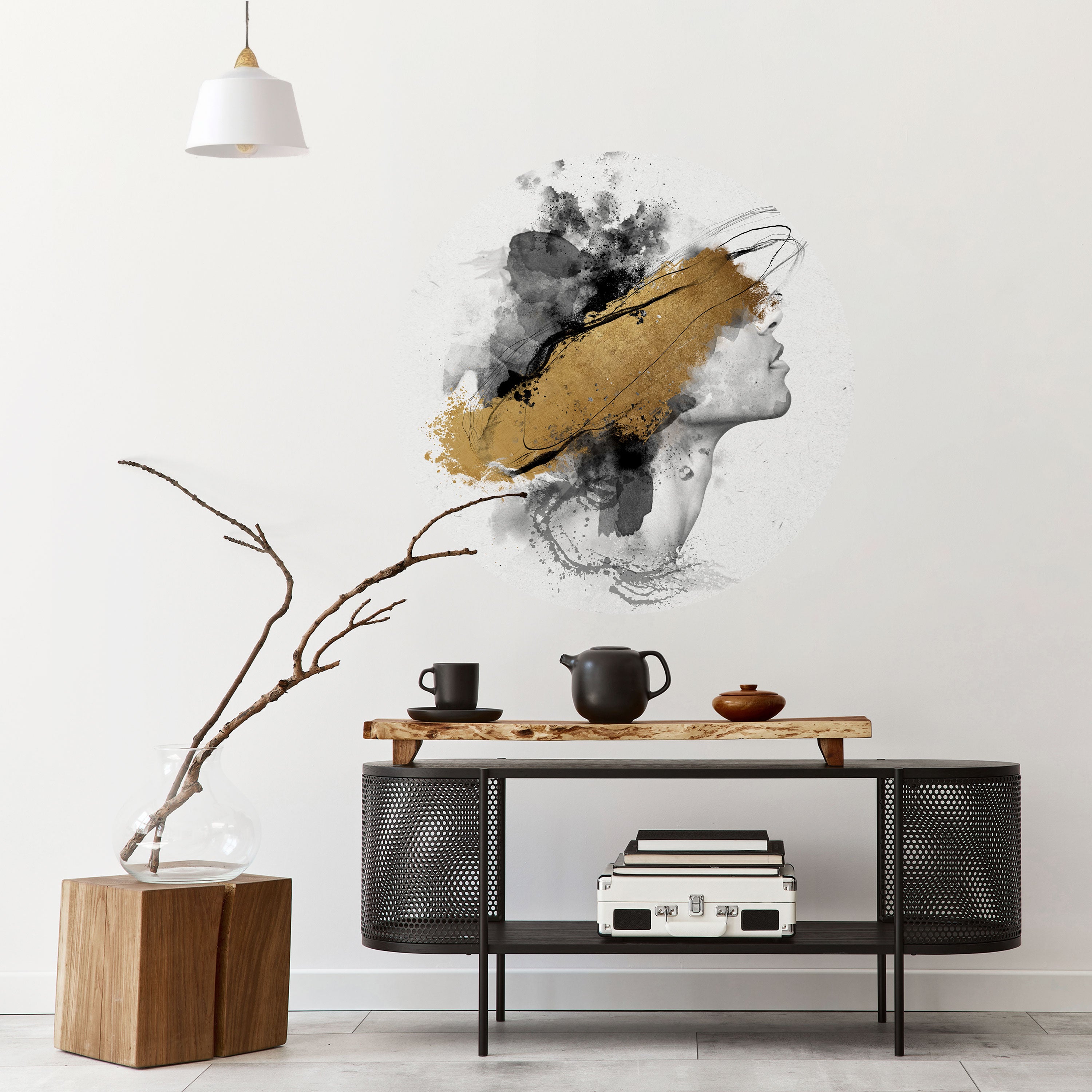 GILDED BLINDNESS Naklejka okrągła