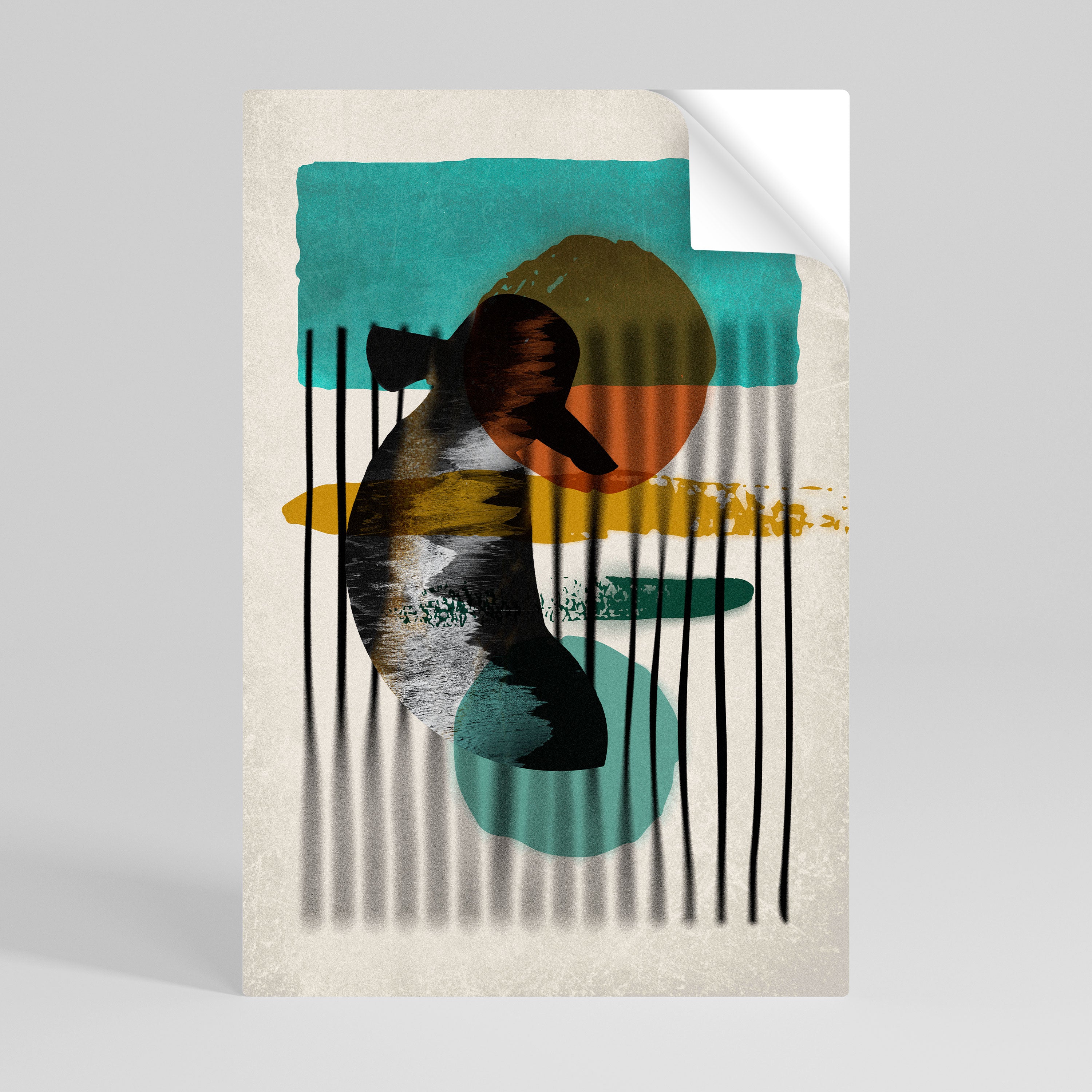 INKWELL TURQOISE Naklejka/Plakat pionowy