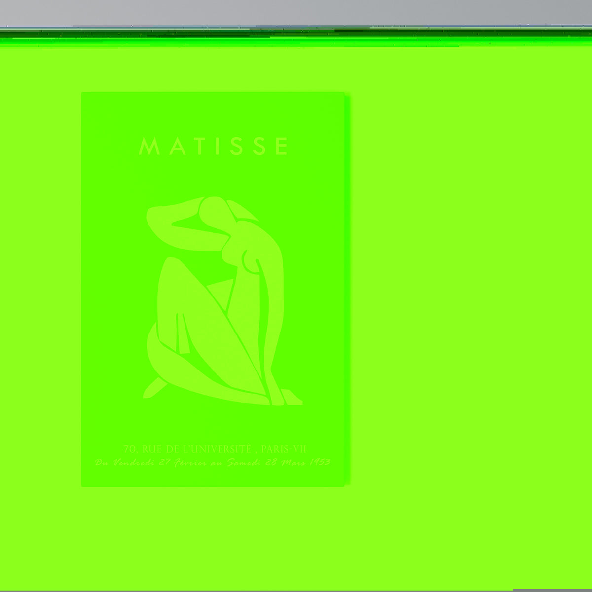 MATISSE NUDES Pionowy obraz na płótnie