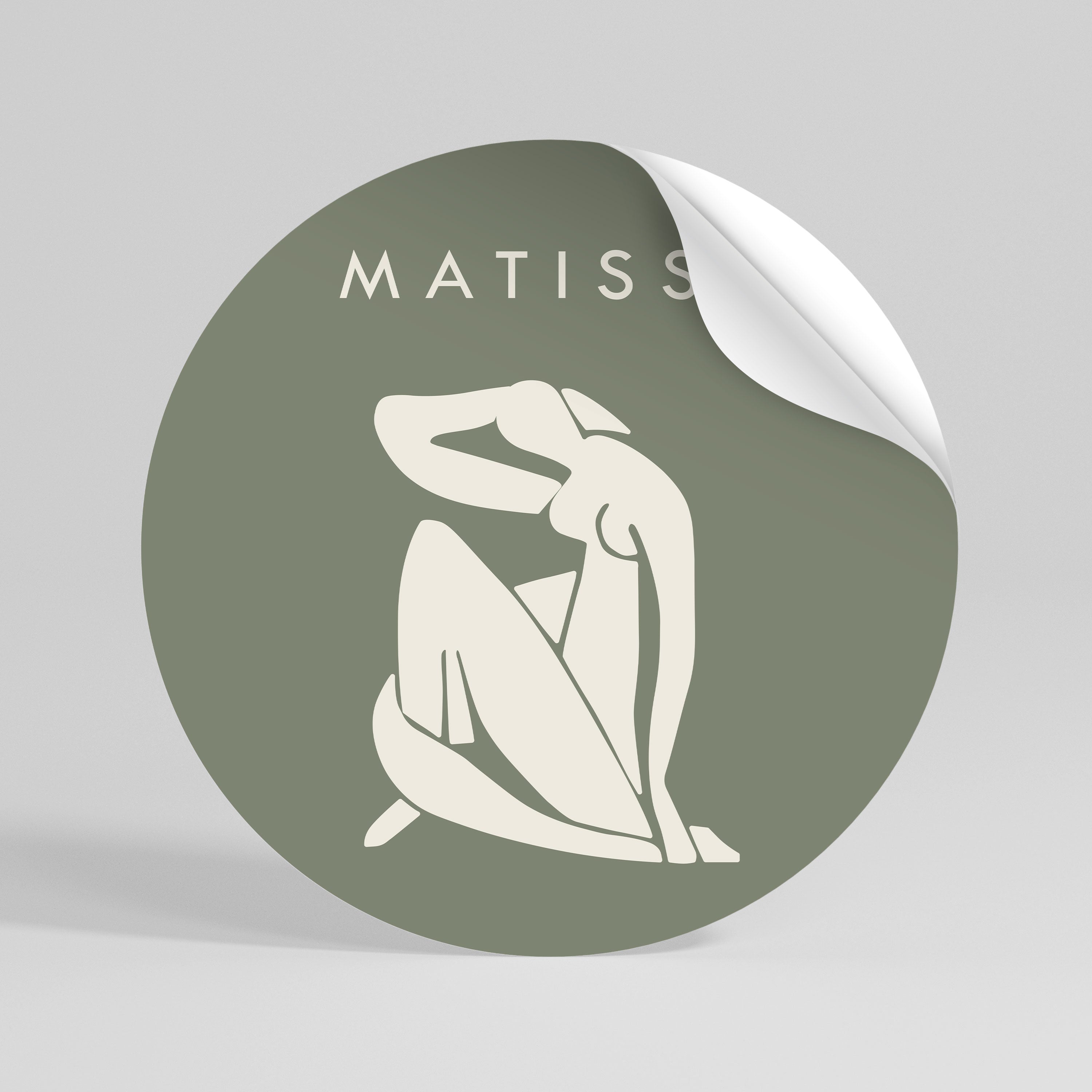MATISSE NUDES Naklejka - okrągła