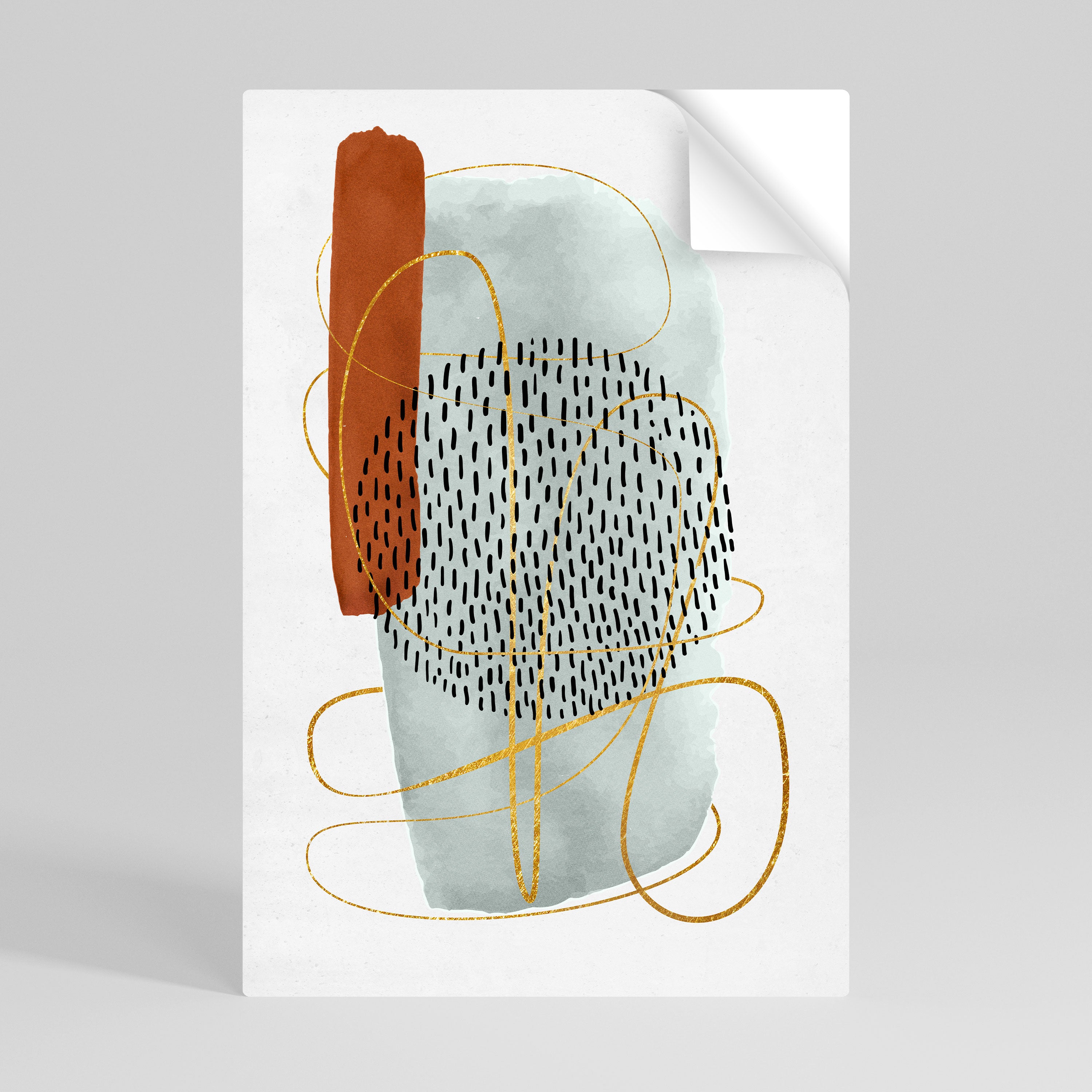WRAPPED IN FORM Naklejka/Plakat pionowy