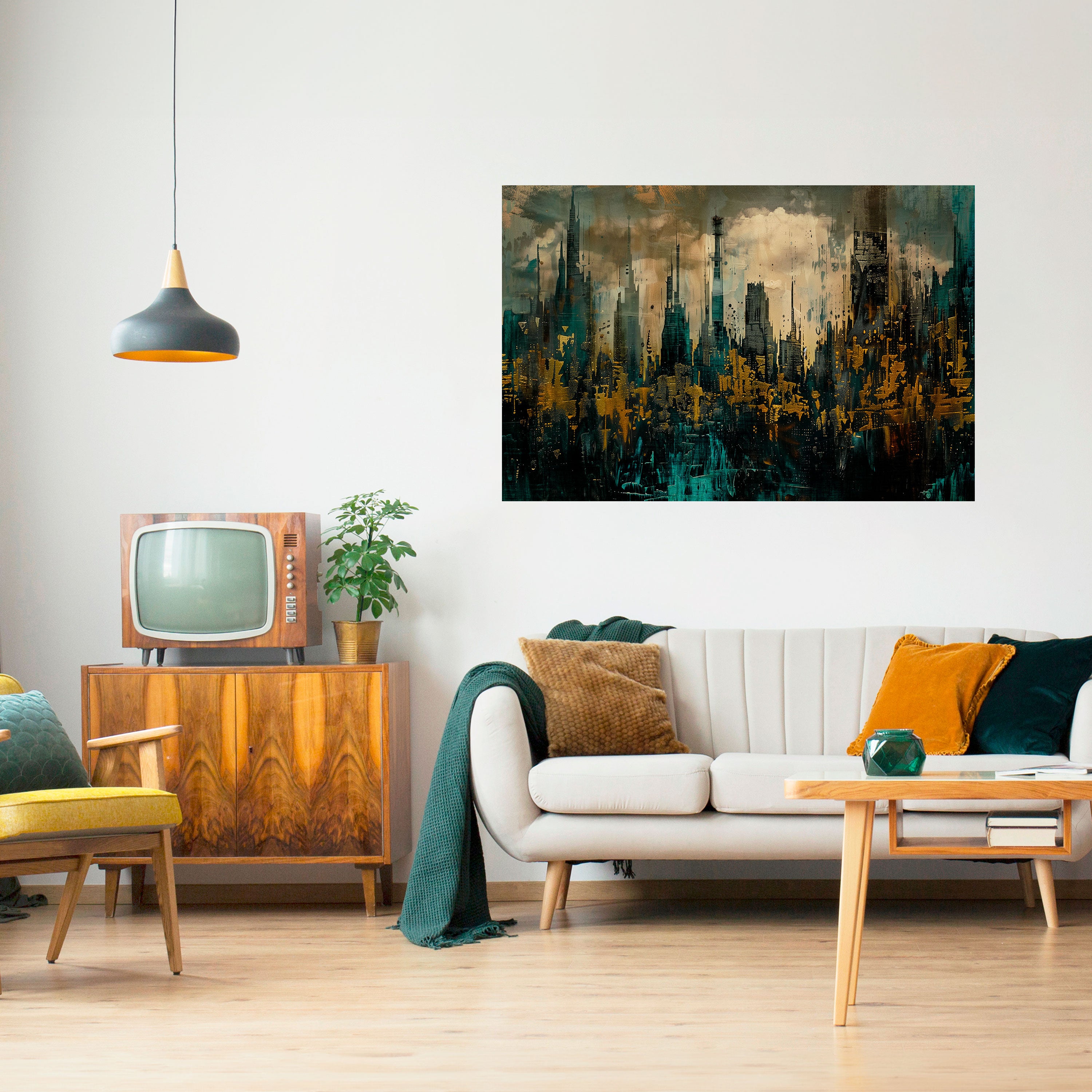 TOWN OBSCURE Naklejka/Plakat poziomy