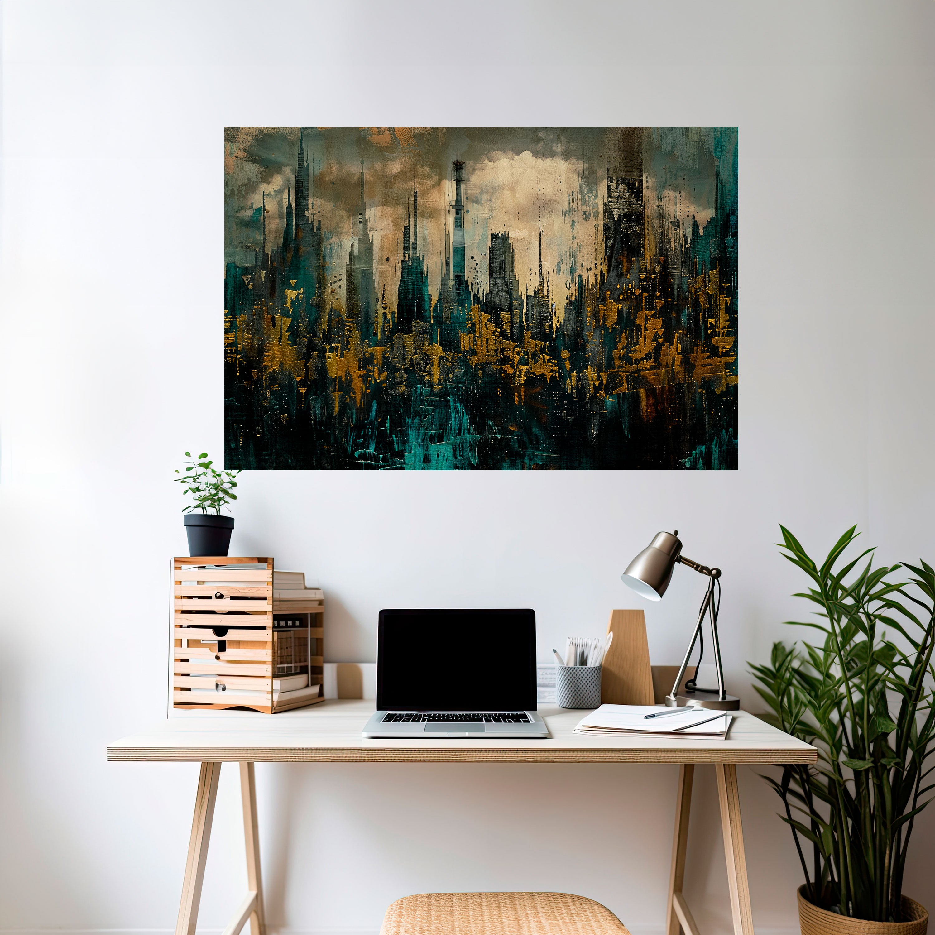 TOWN OBSCURE Naklejka/Plakat poziomy