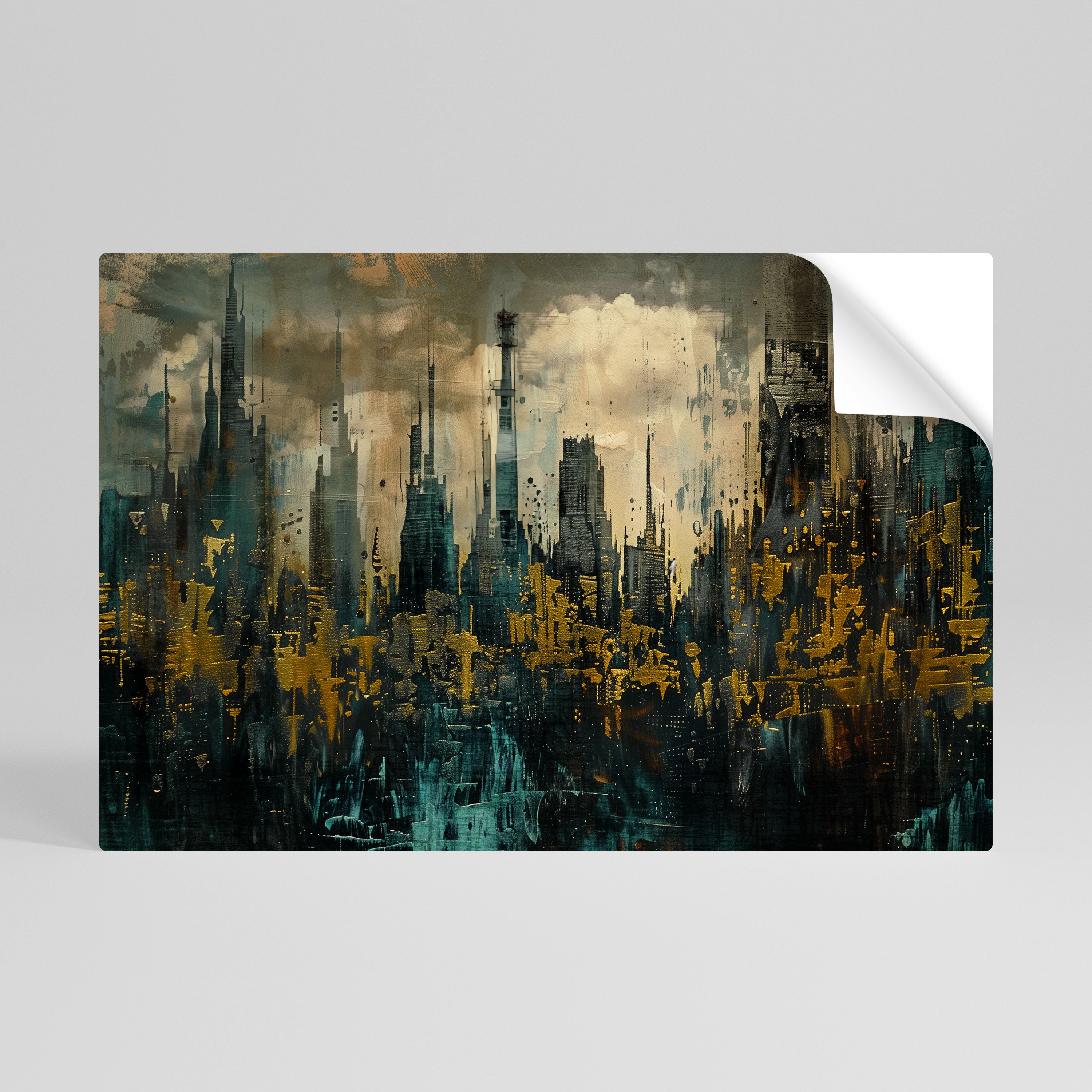TOWN OBSCURE Naklejka/Plakat poziomy