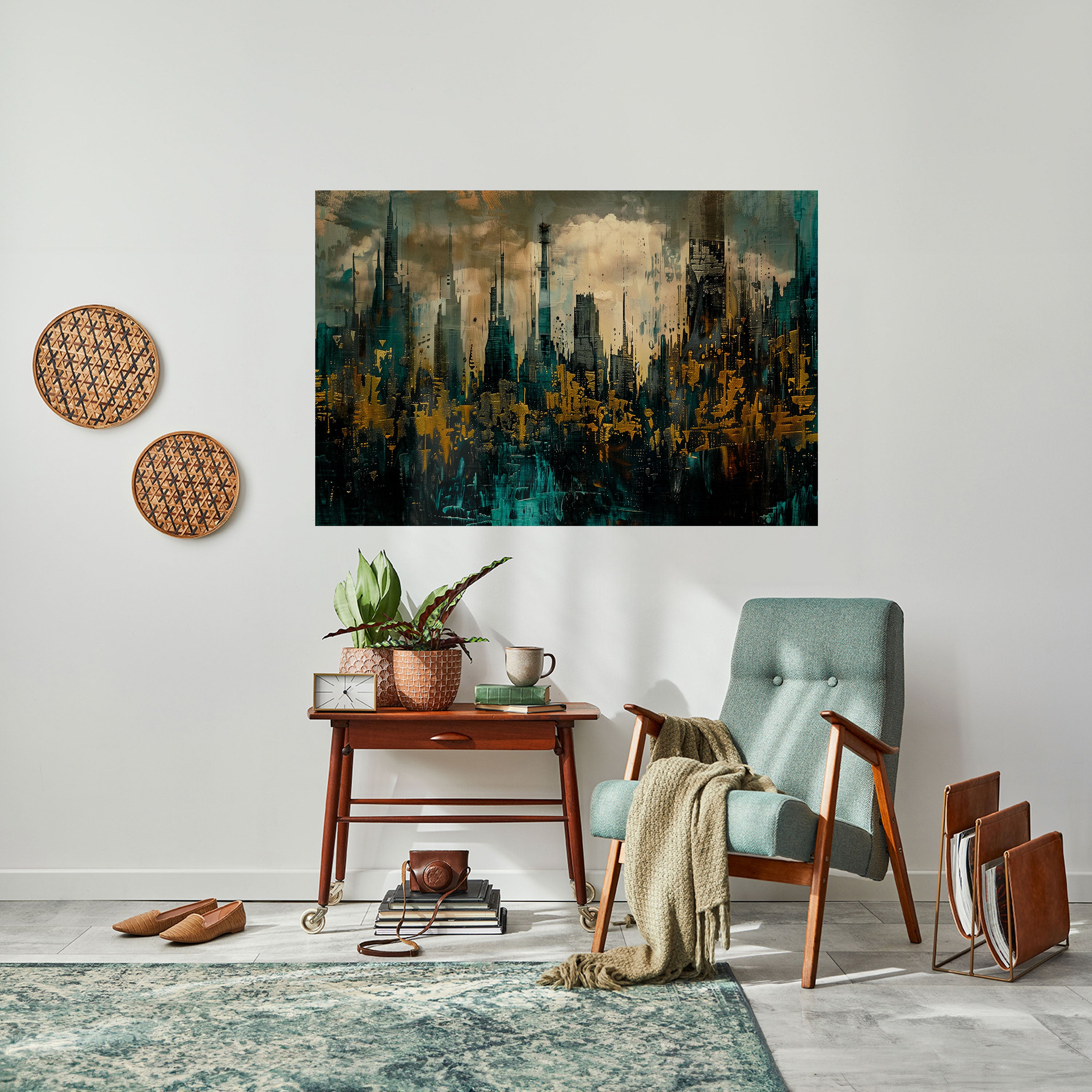 TOWN OBSCURE Naklejka/Plakat poziomy