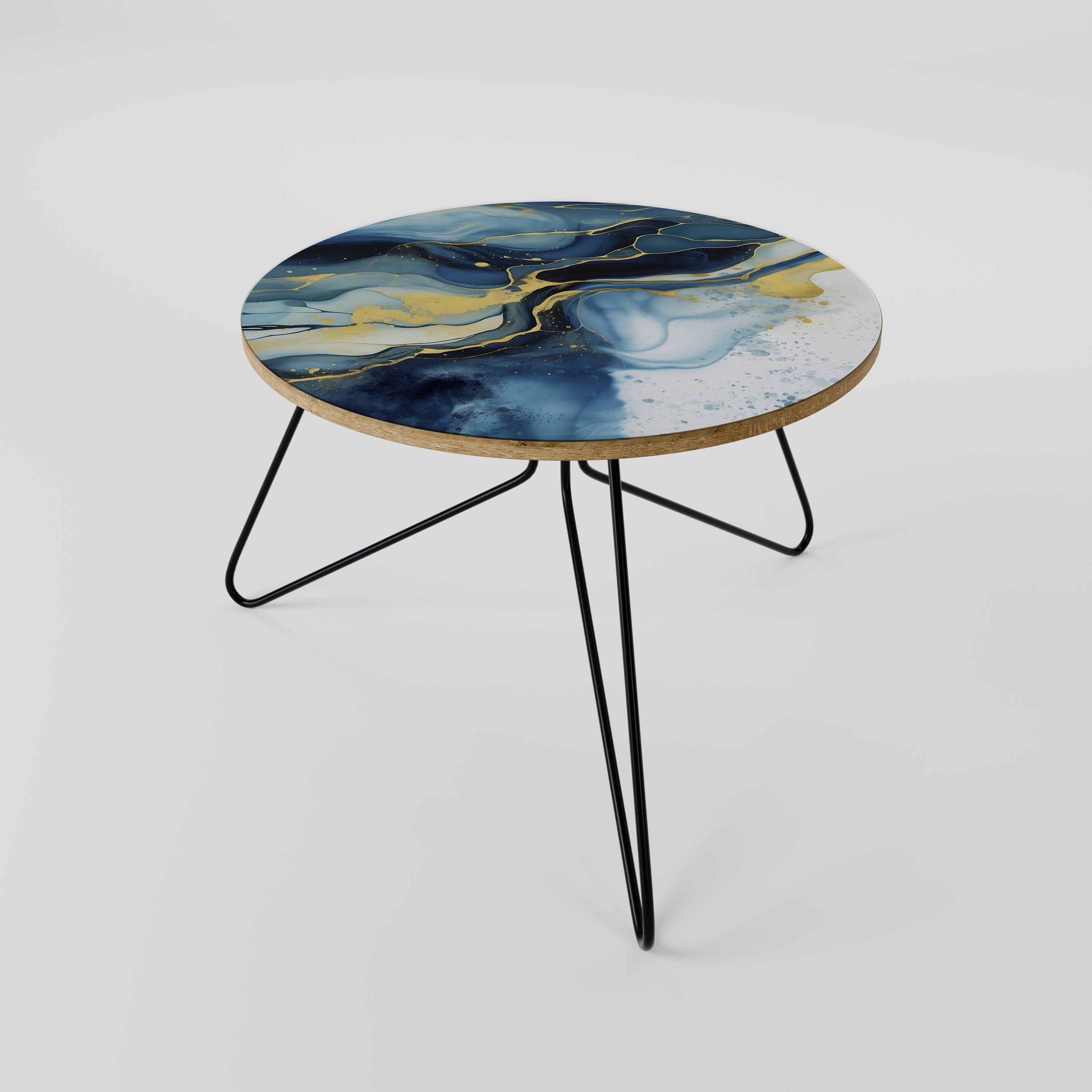 INKY MARBLE Stolik kawowy mały