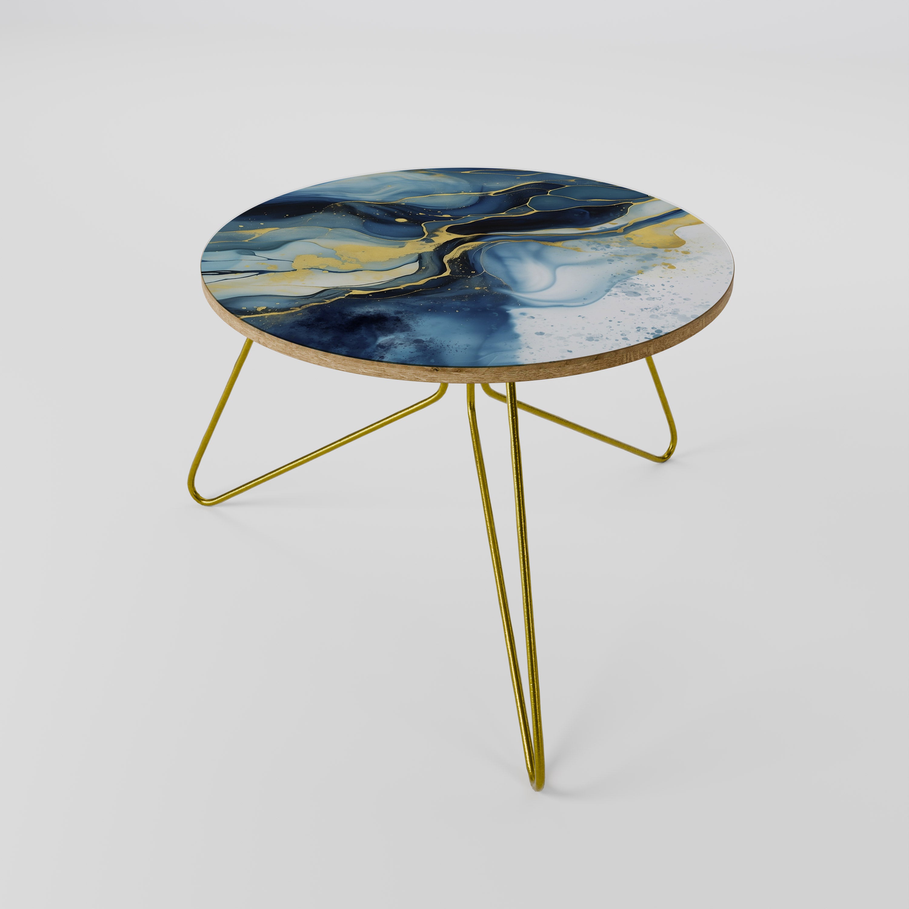 INKY MARBLE Stolik kawowy mały