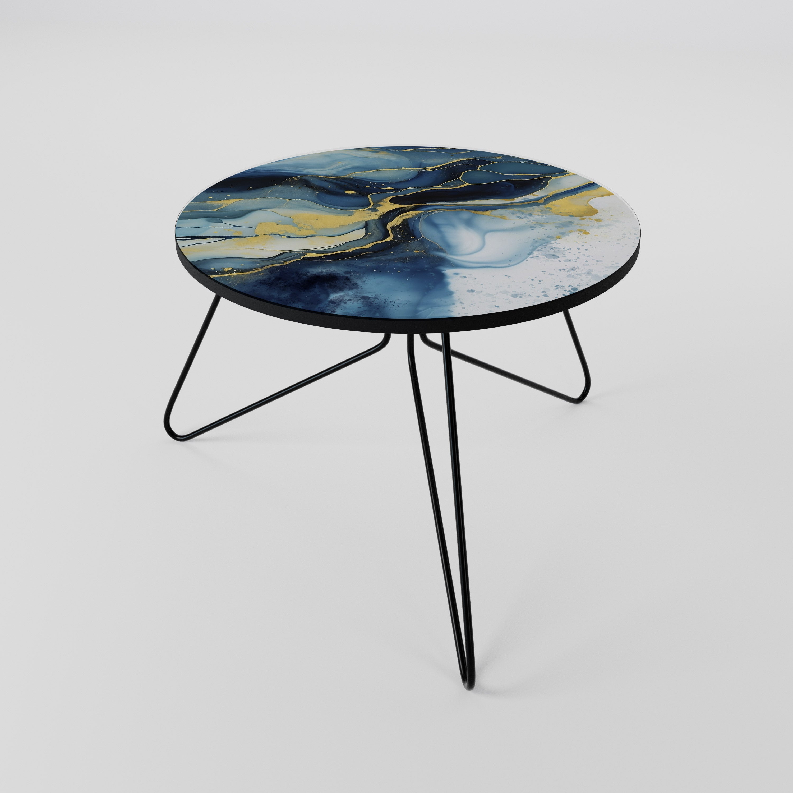 INKY MARBLE Stolik kawowy mały