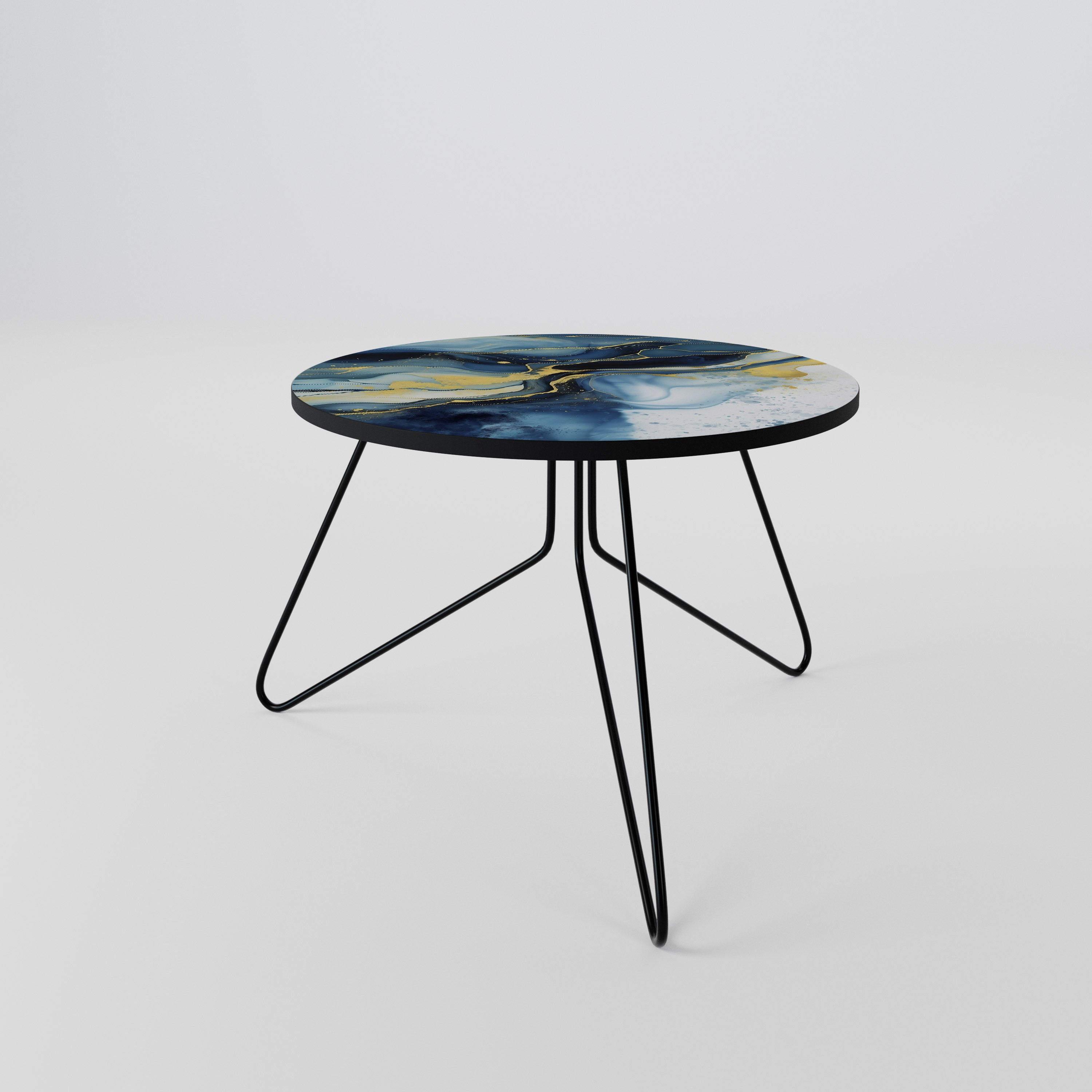 INKY MARBLE Stolik kawowy mały