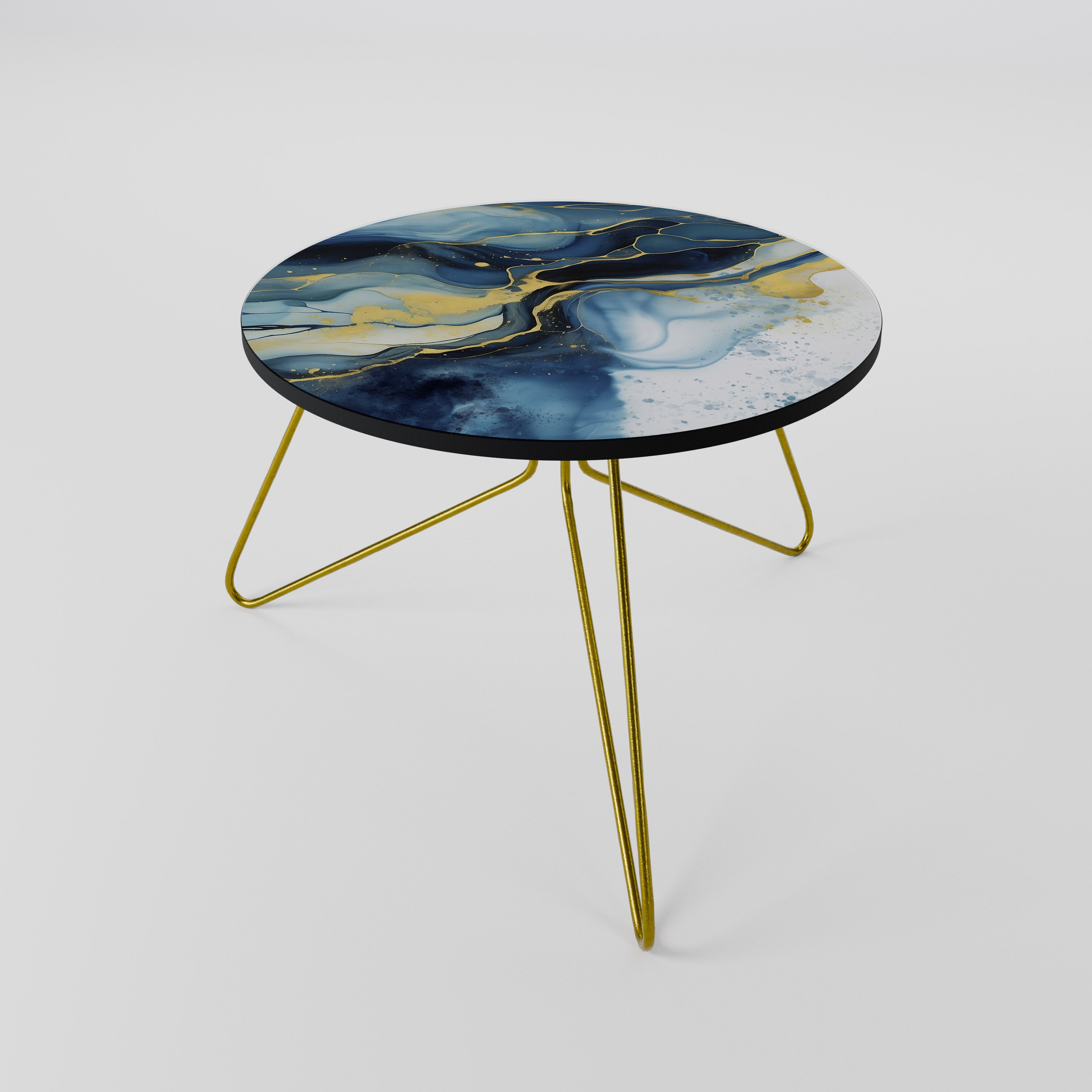 INKY MARBLE Stolik kawowy mały