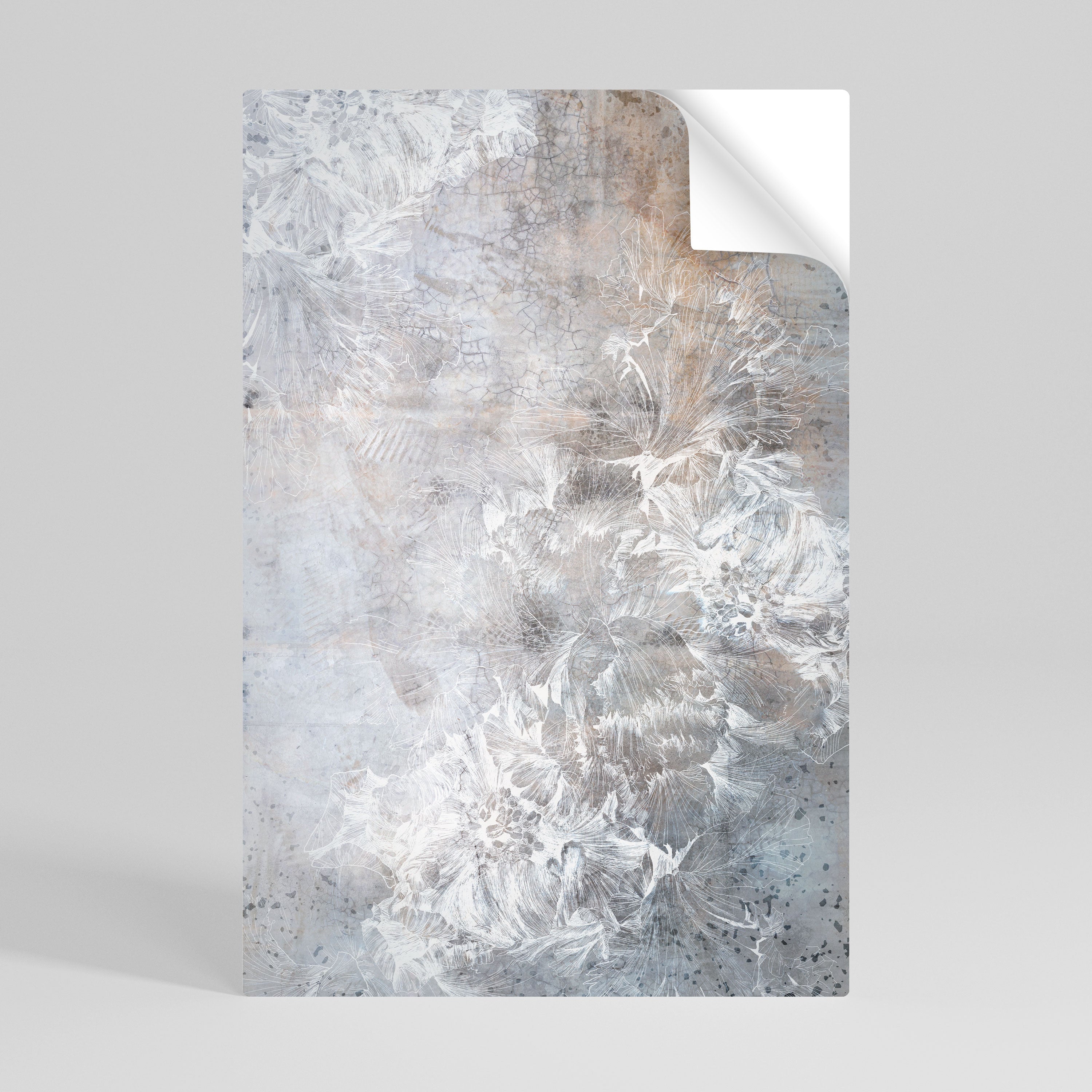 WHITE WHISPER Naklejka/Plakat pionowy