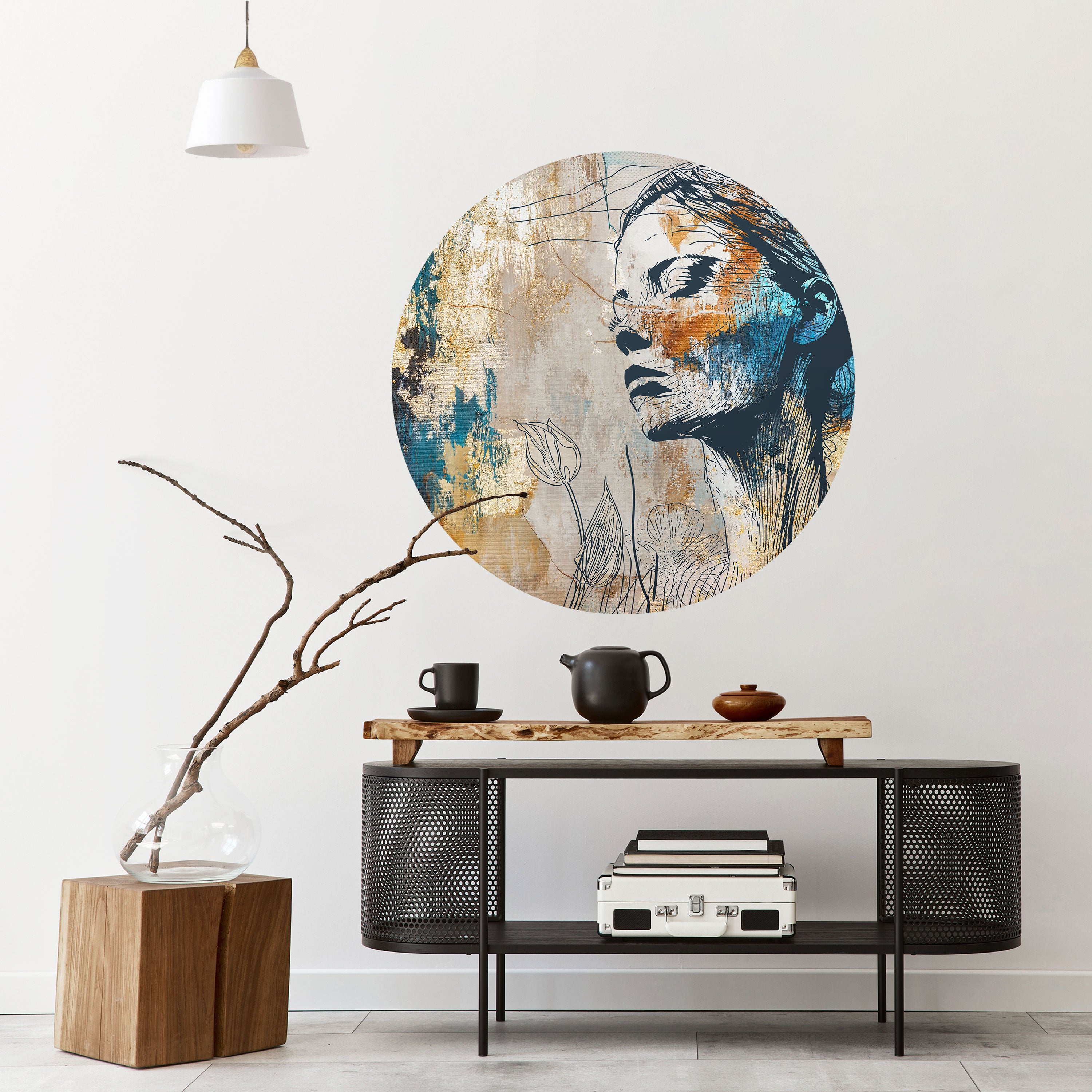 BREAK THE SILENCE Naklejka okrągła