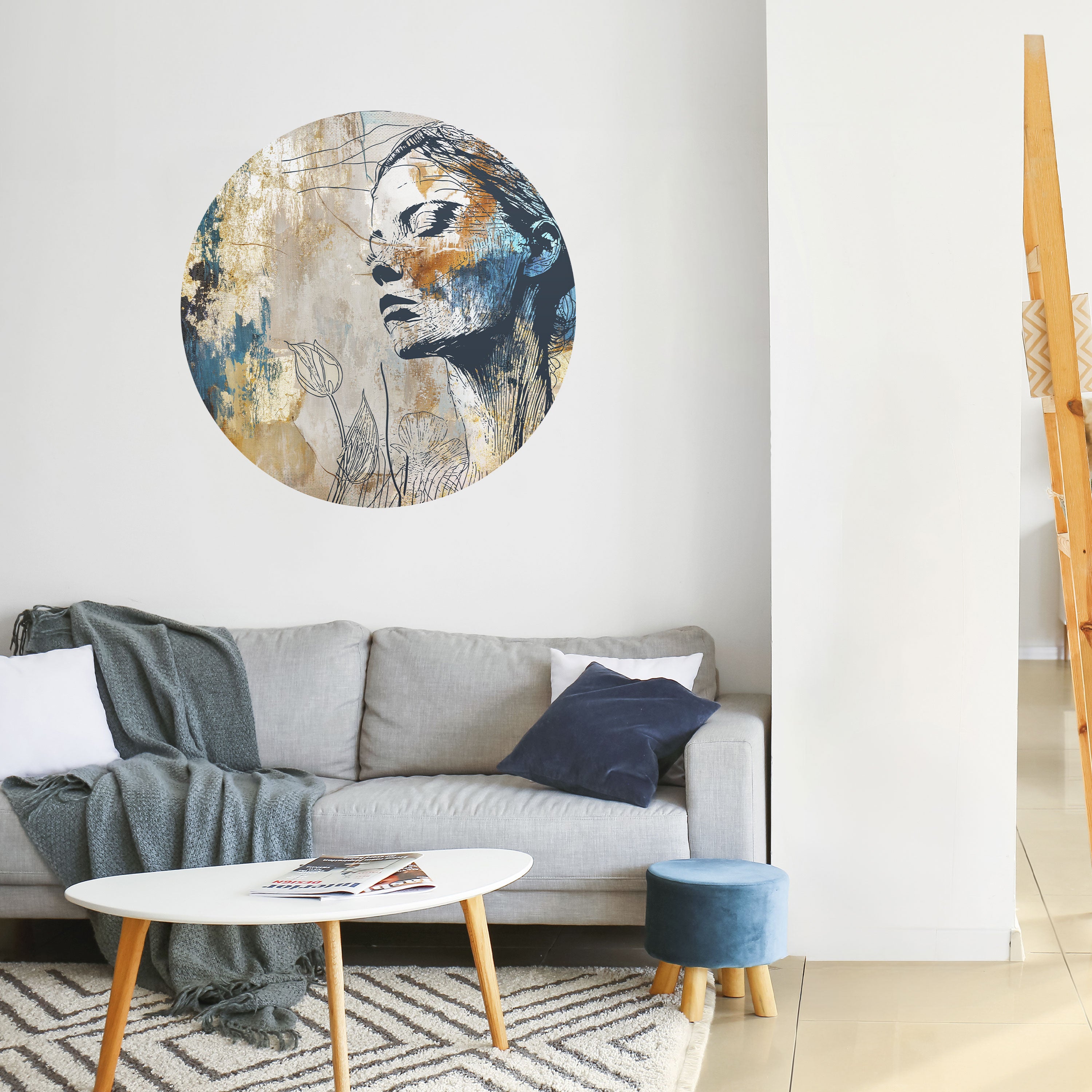 BREAK THE SILENCE Naklejka okrągła