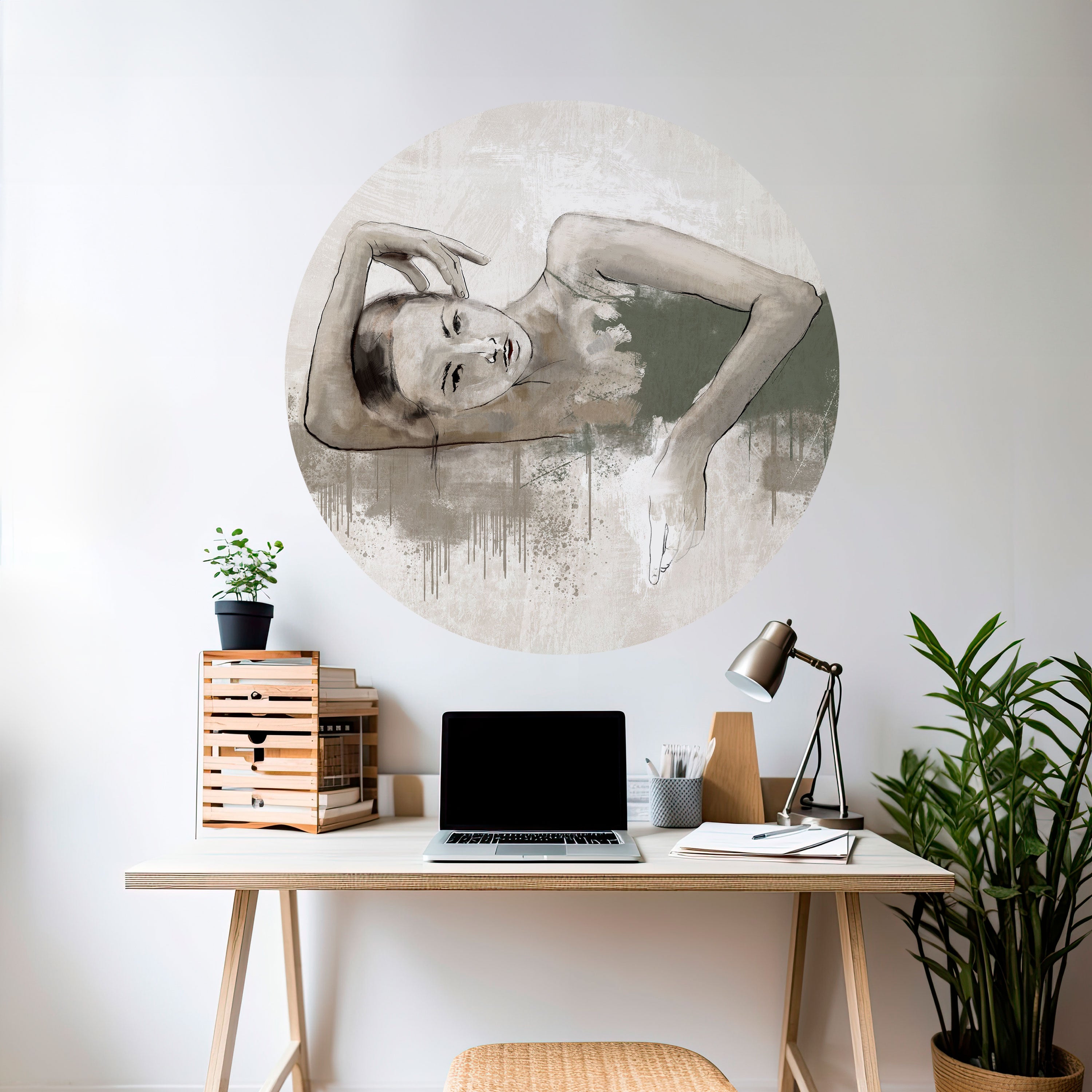 FROZEN IN TIME Naklejka okrągła