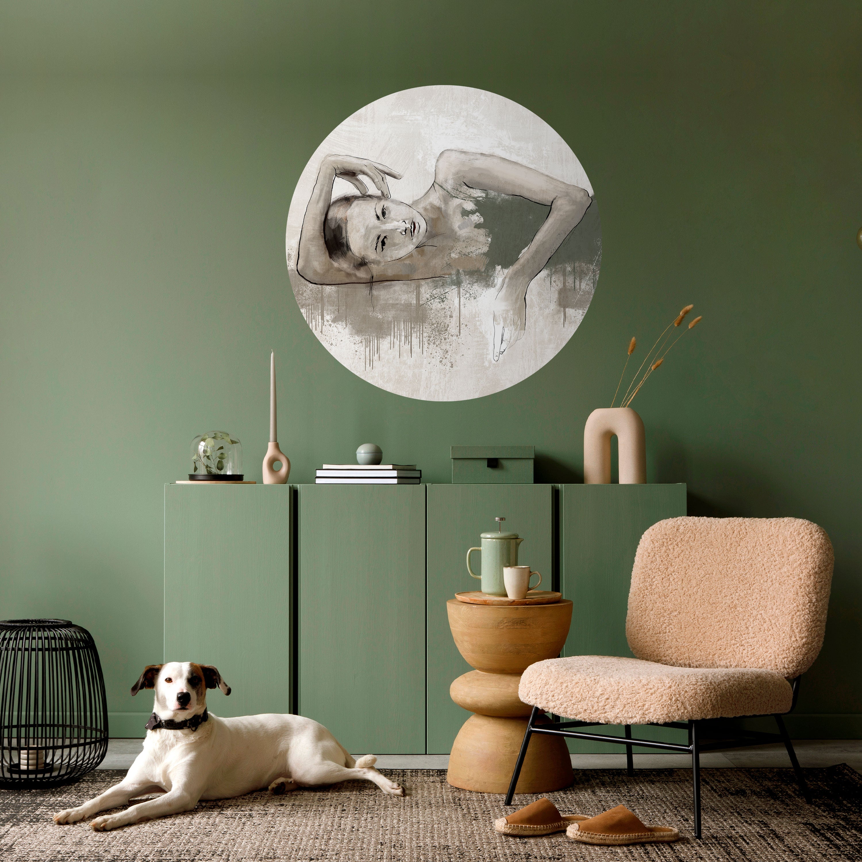 FROZEN IN TIME Naklejka okrągła