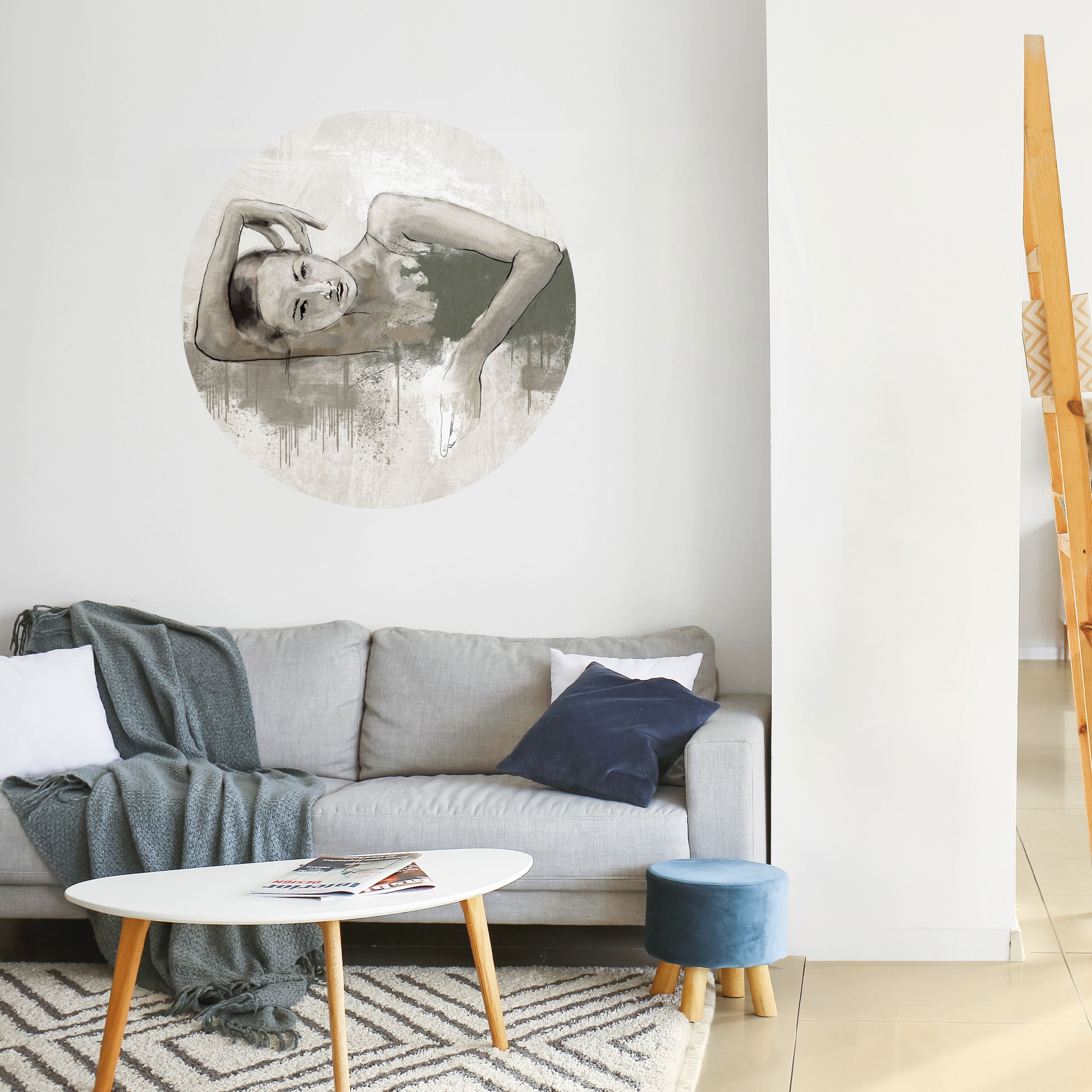 FROZEN IN TIME Naklejka okrągła