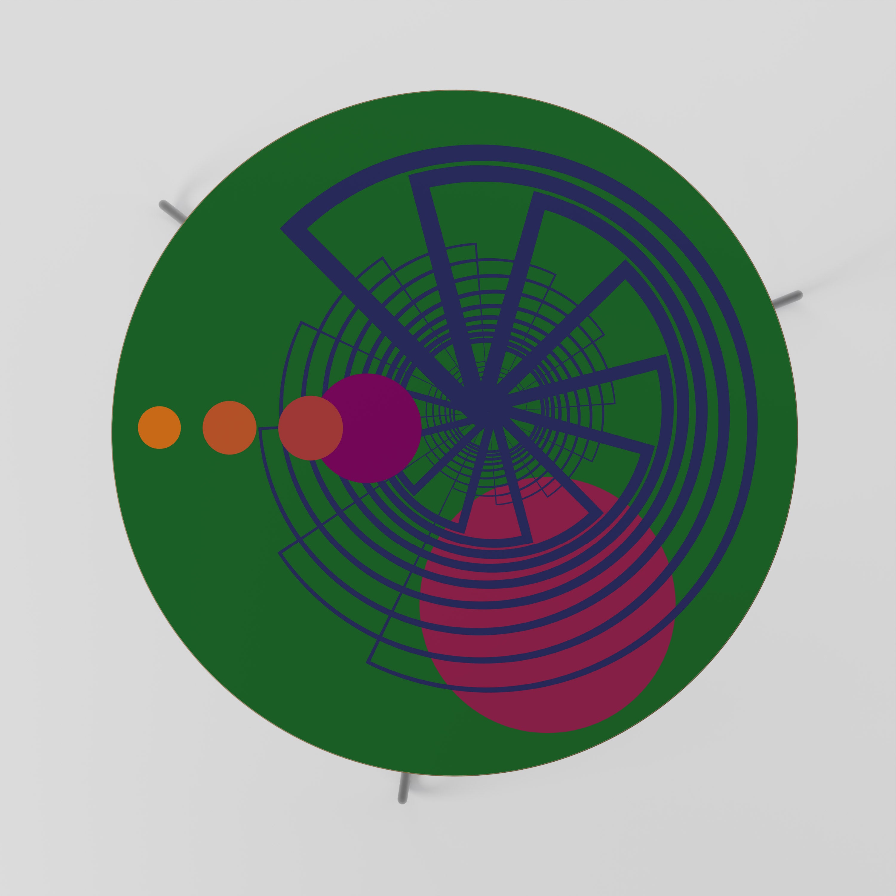 VIVID COLORWHEEL Stolik kawowy duży