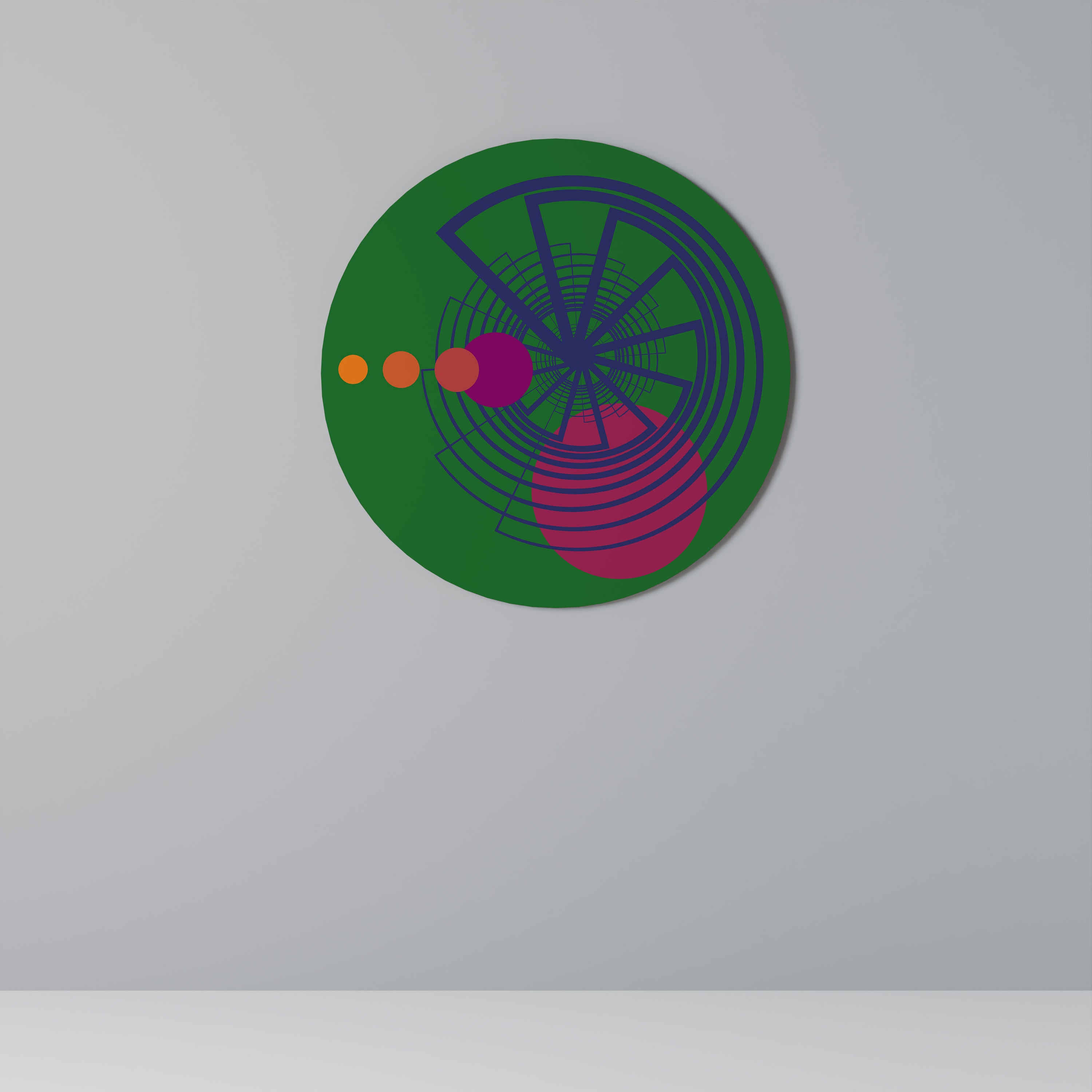 VIVID COLORWHEEL Obraz okrągły