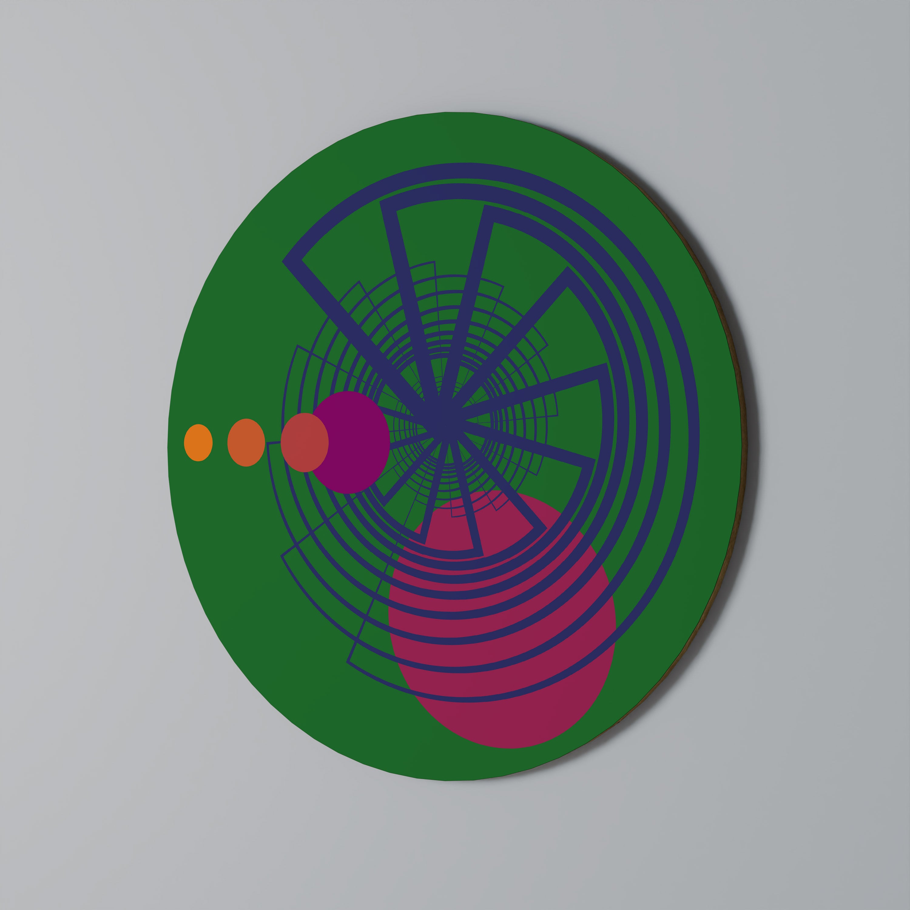 VIVID COLORWHEEL Obraz okrągły