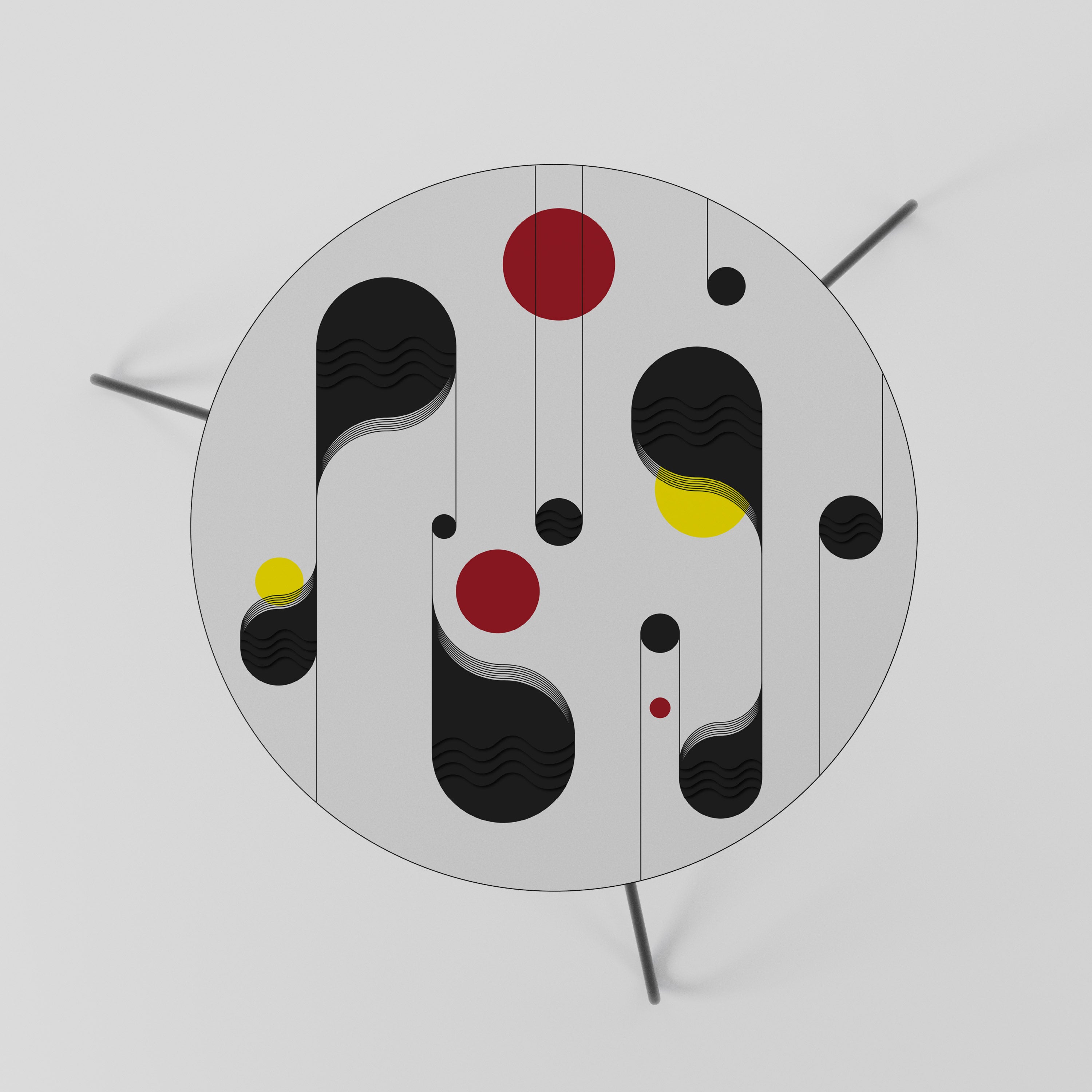 DOT-TO-DOT LULLABY Stolik kawowy mały