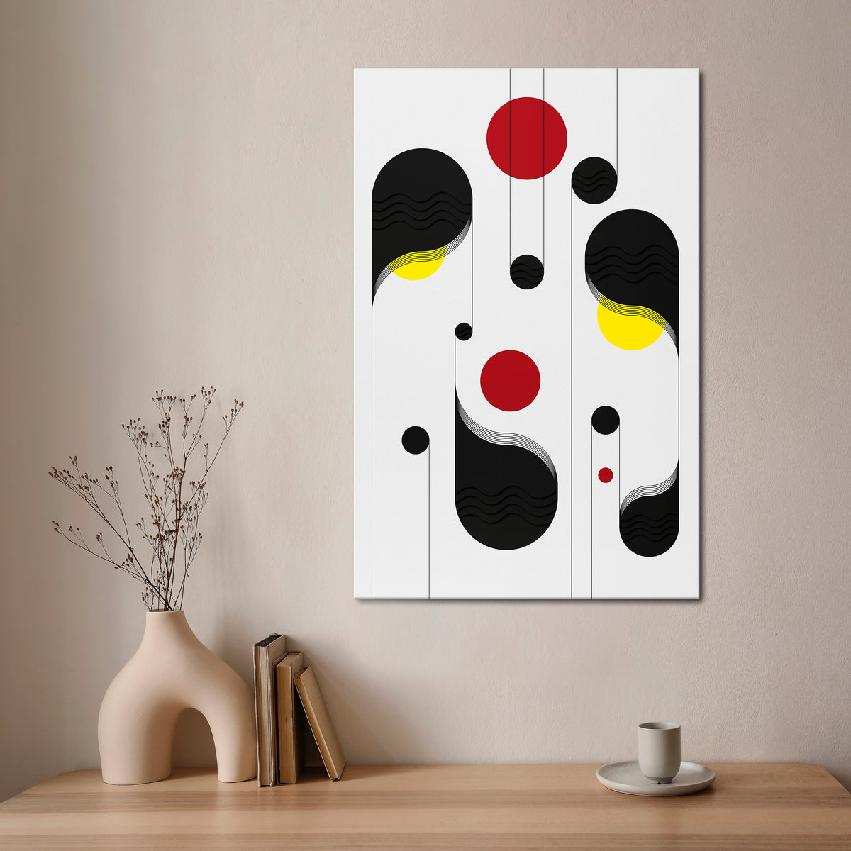 DOT-TO-DOT LULLABY Pionowy obraz na płótnie