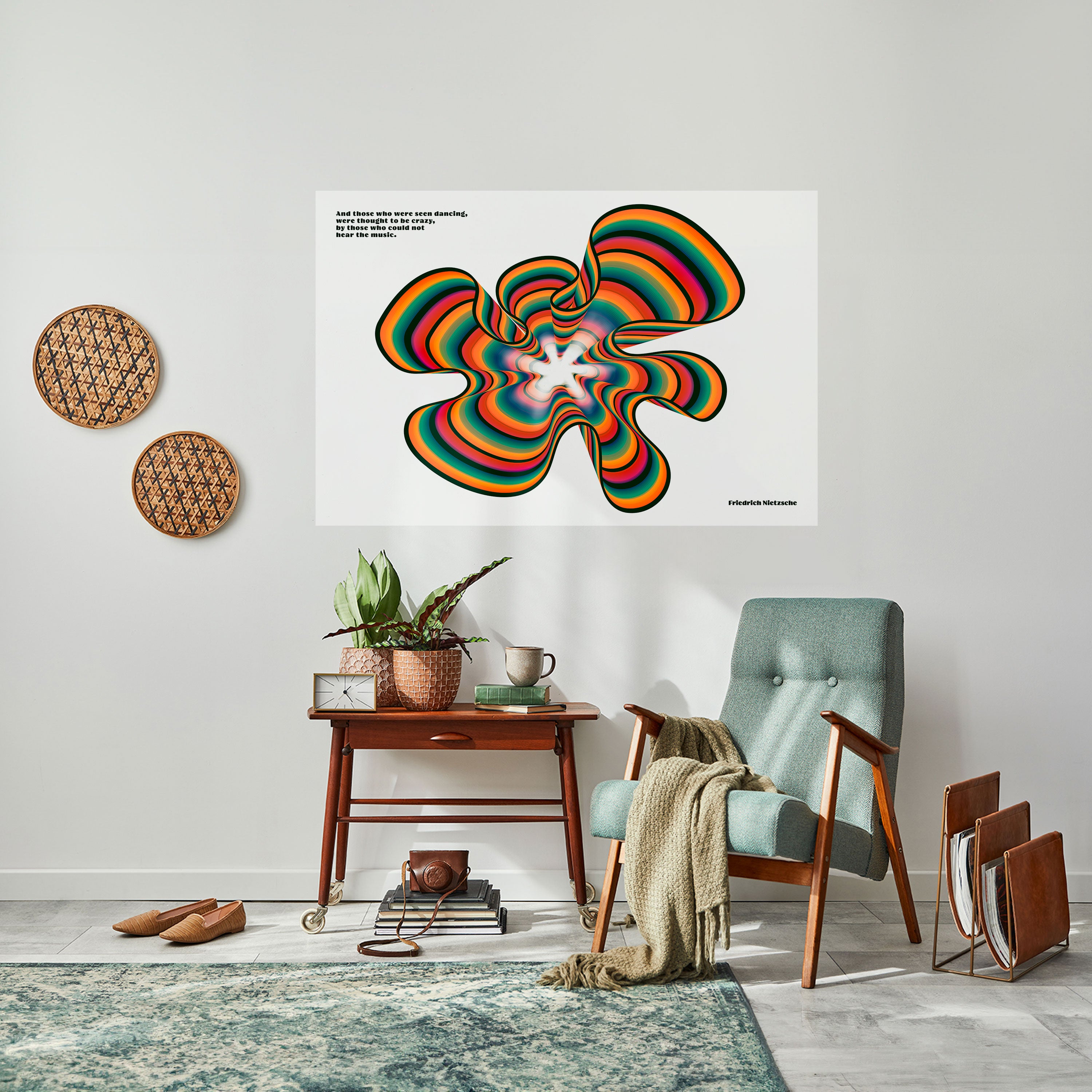 NOSTALGIC ECHOES [ENG] Naklejka/Plakat poziomy
