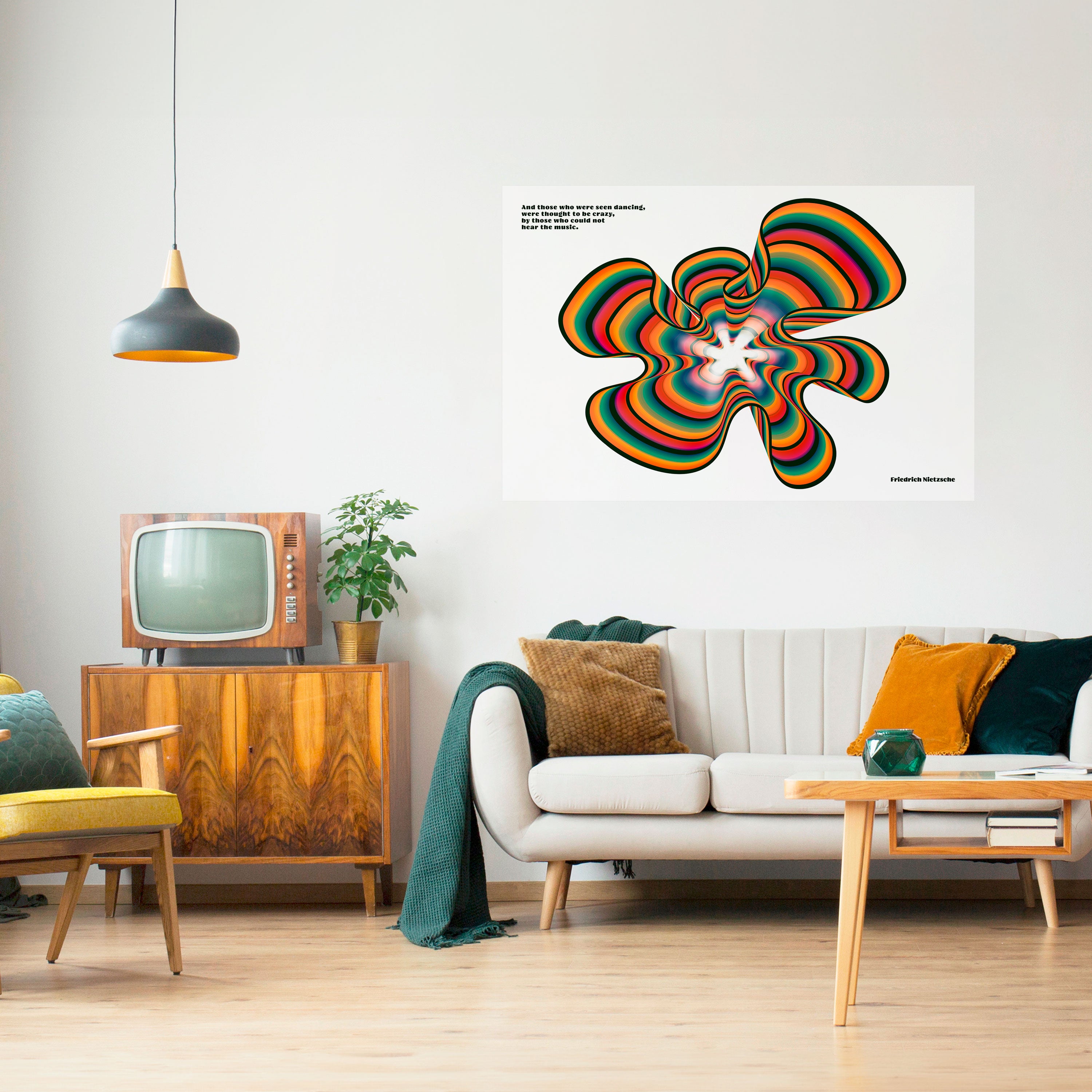 NOSTALGIC ECHOES [ENG] Naklejka/Plakat poziomy
