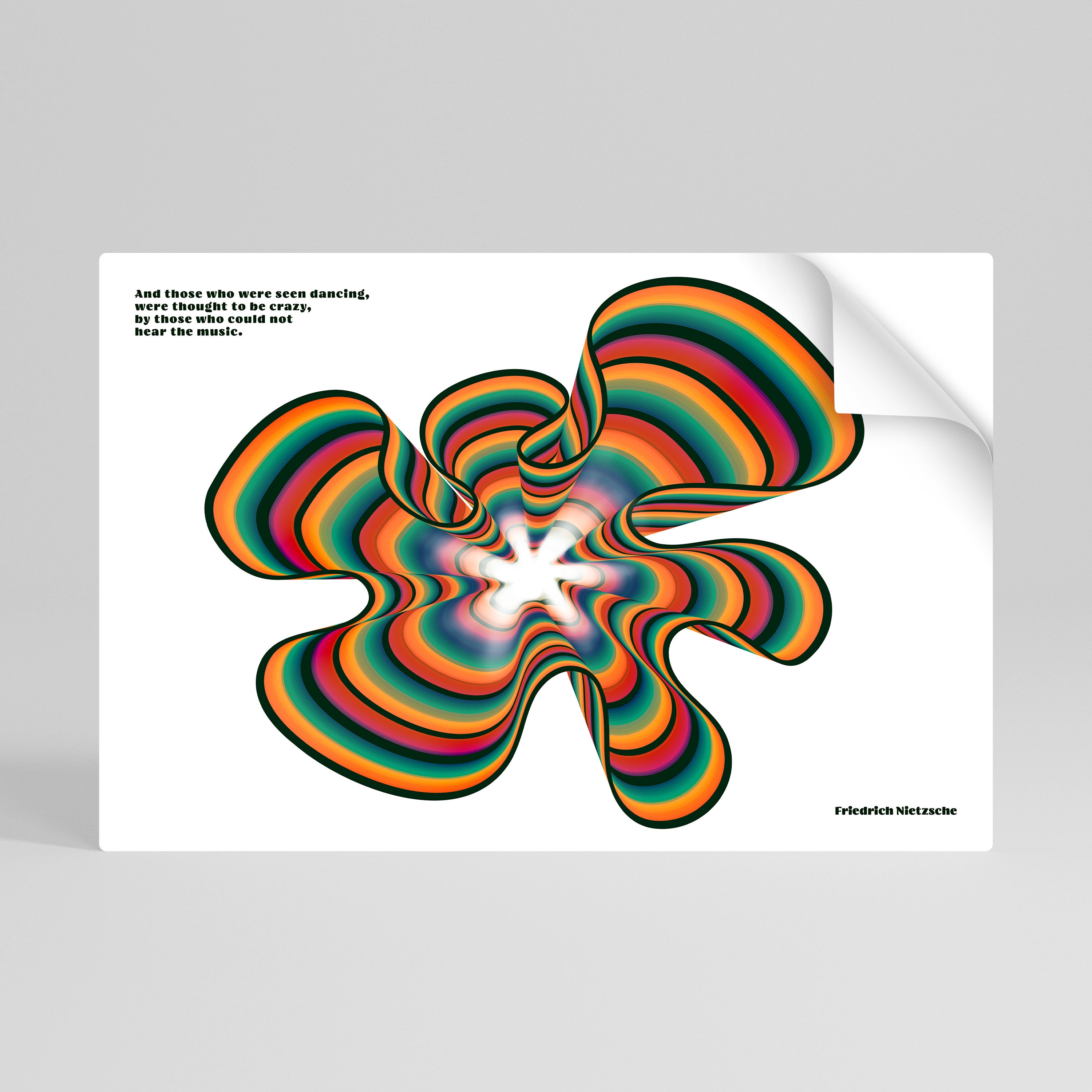 NOSTALGIC ECHOES [ENG] Naklejka/Plakat poziomy