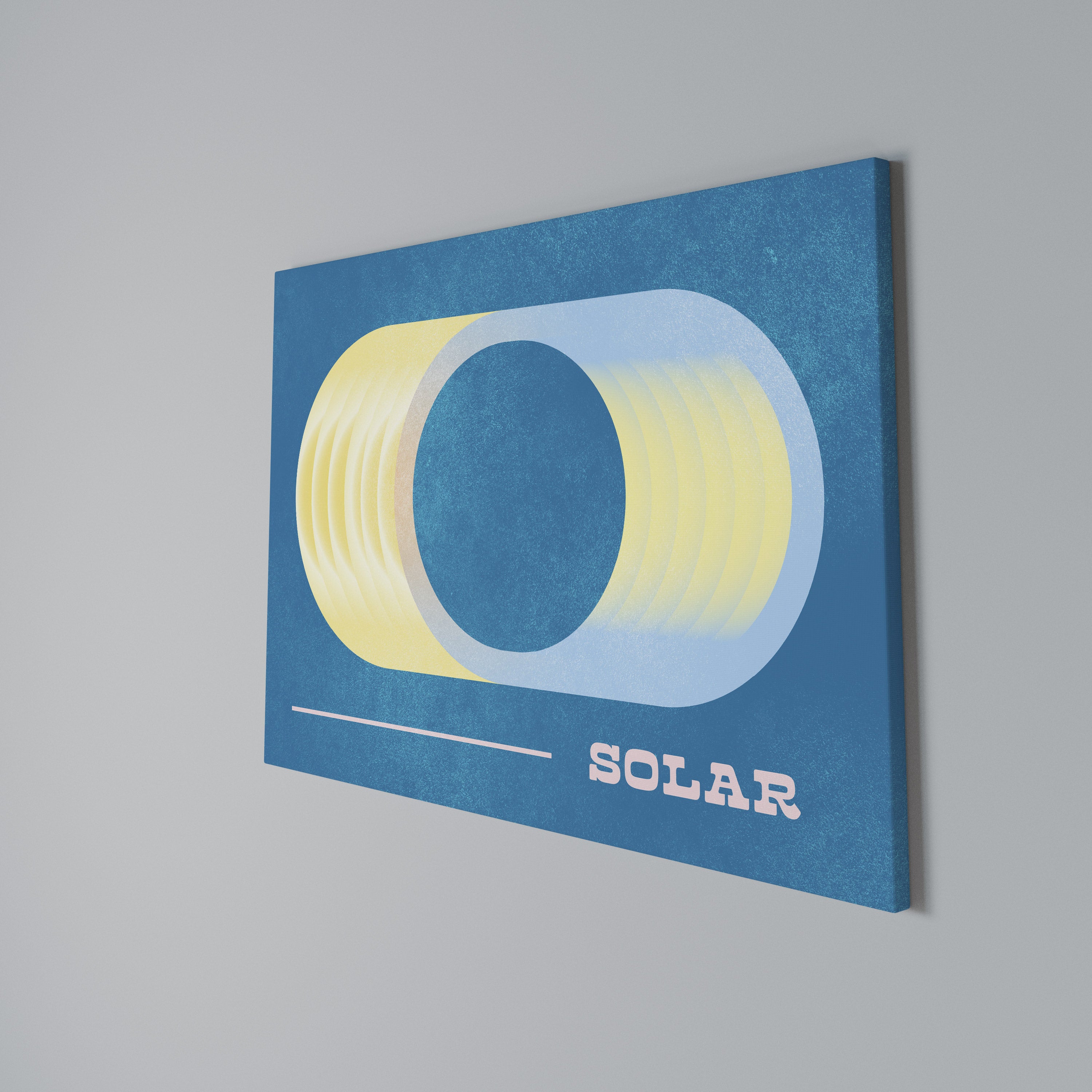 SOLAR APERTURE Poziomy obraz na płótnie