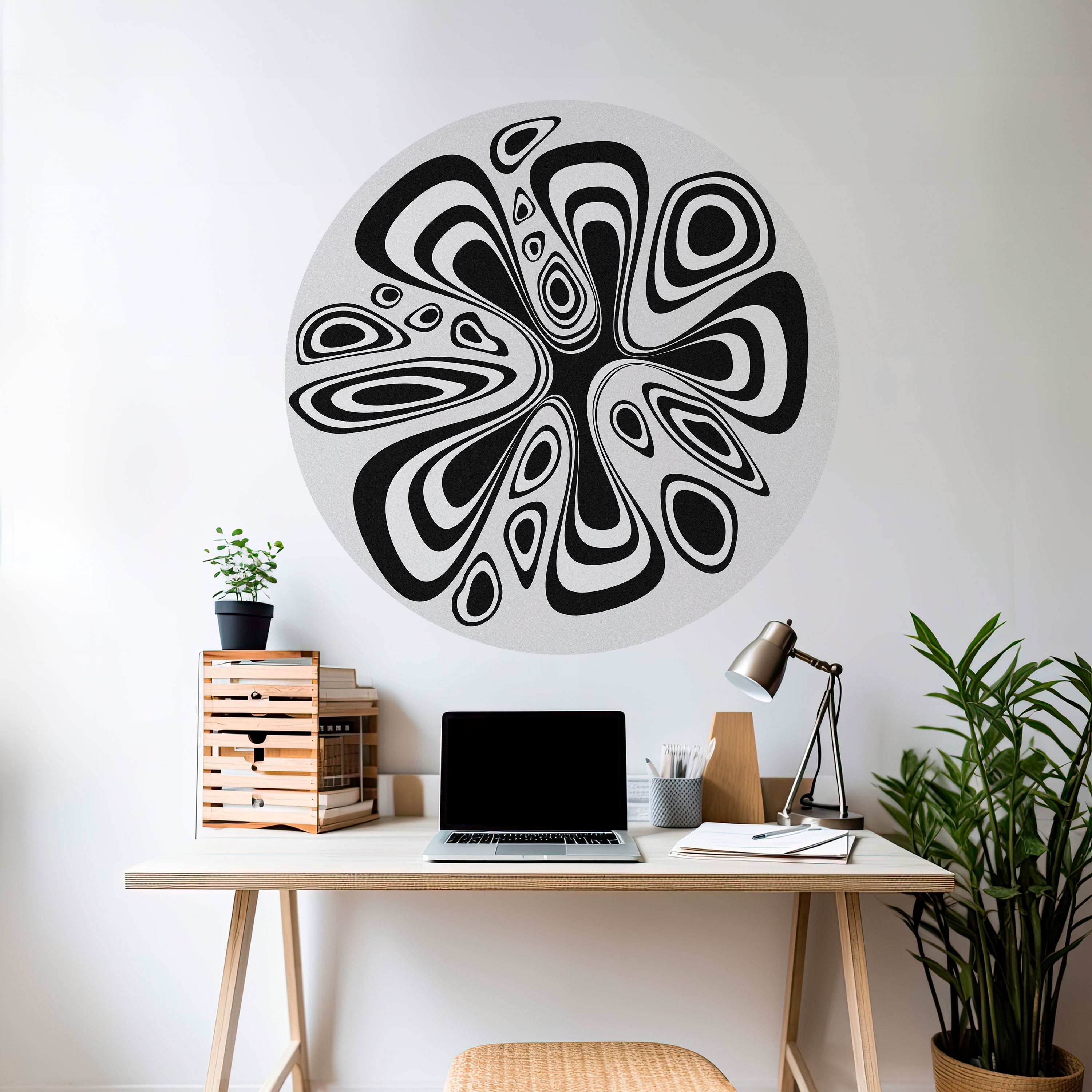 HIPNOTIZING BLOT Naklejka okrągła