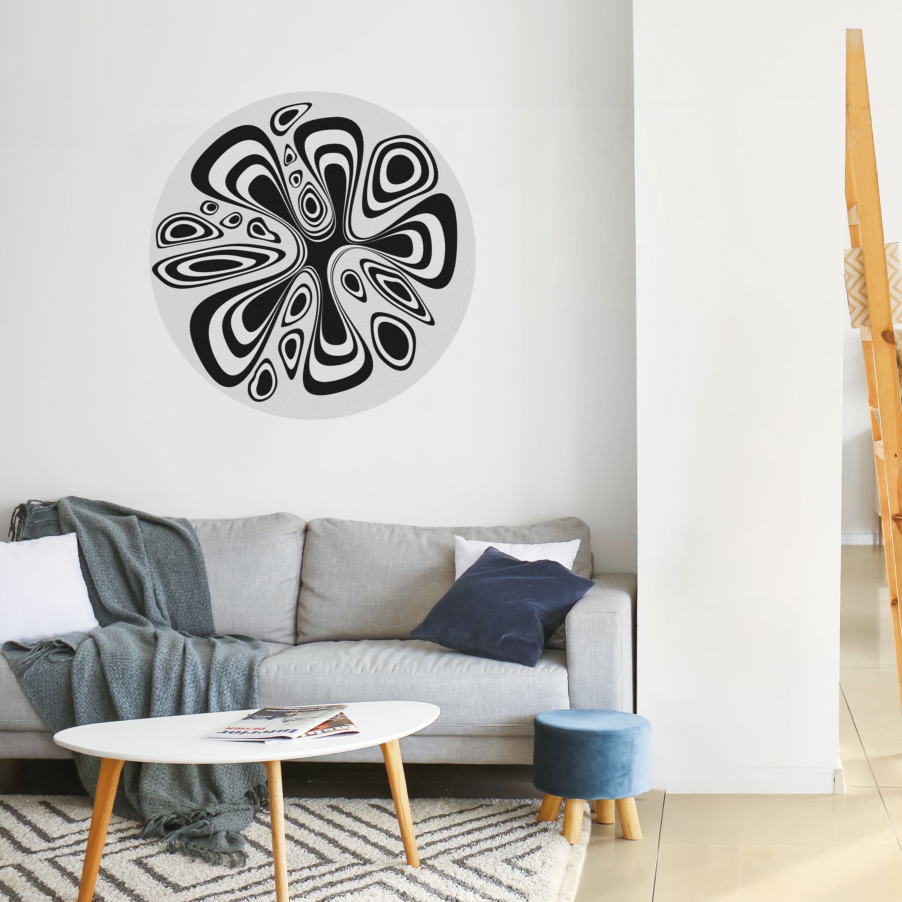 HIPNOTIZING BLOT Naklejka okrągła