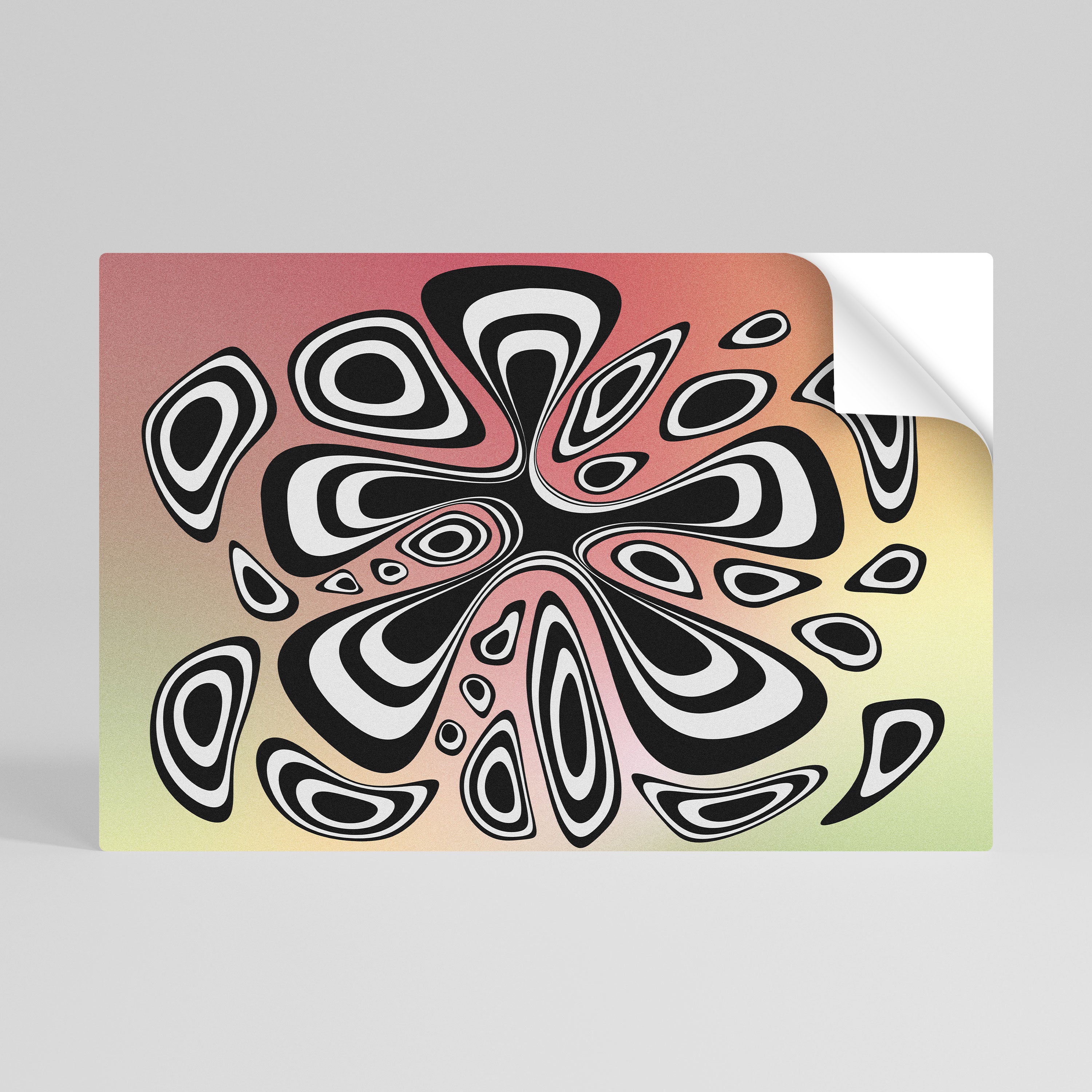 ILLUSIONARY SPLASH Naklejka/Plakat poziomy